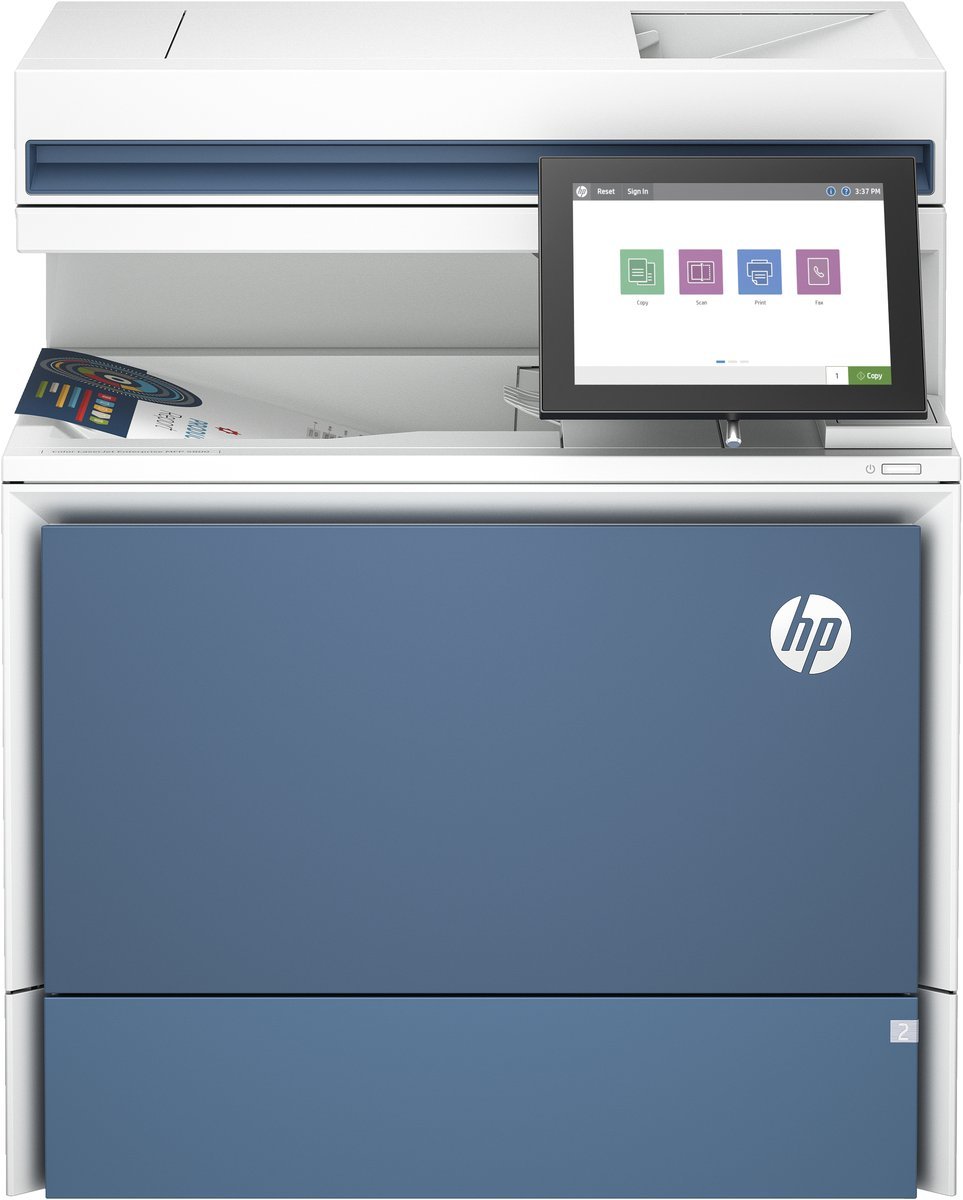 HP LaserJet Color Enterprise MFP 5800dn Printer Laser …