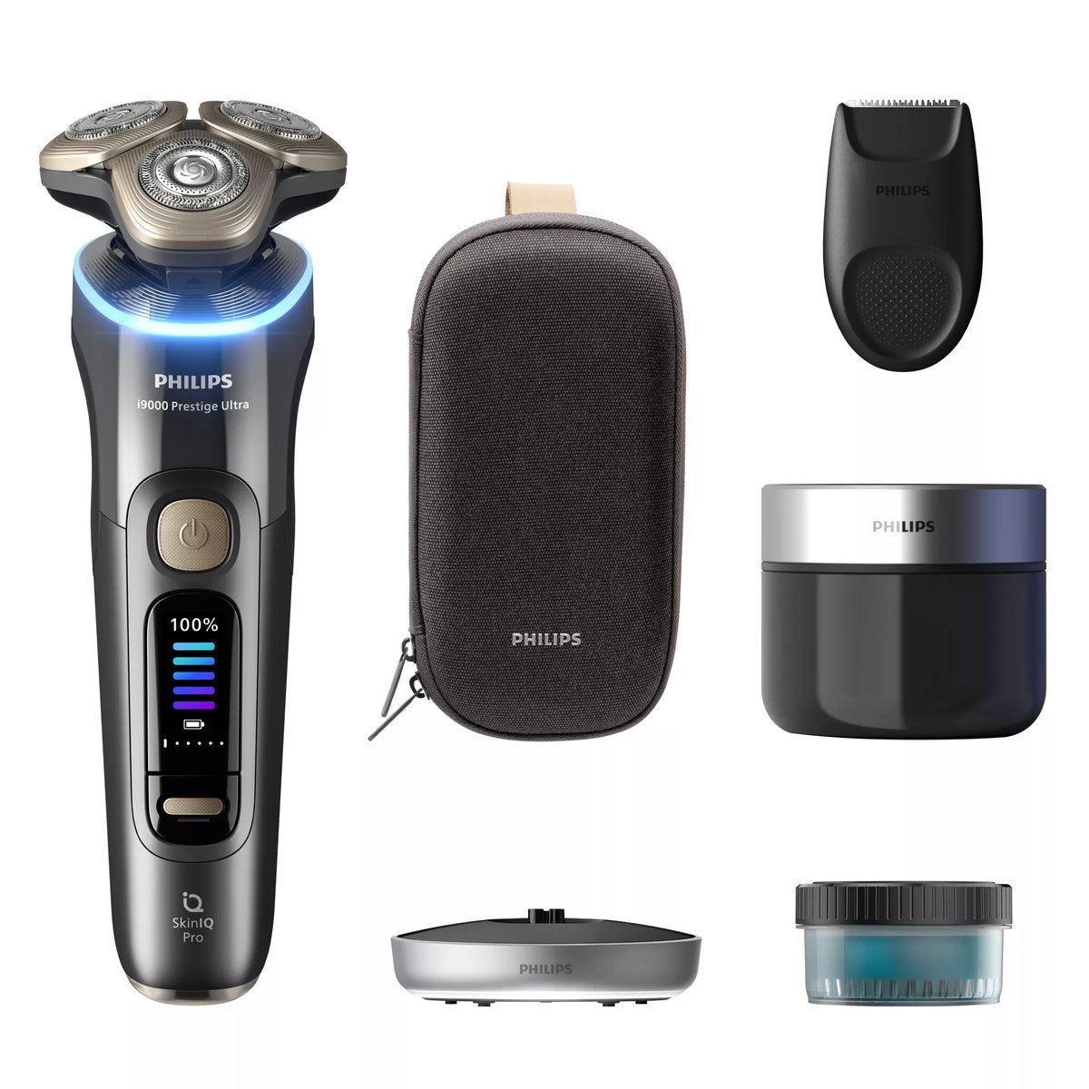 PHILIPS RASOIO ELETTRICO XP9204/30 PRESTIGE WET&DRY SERIE 9000 …