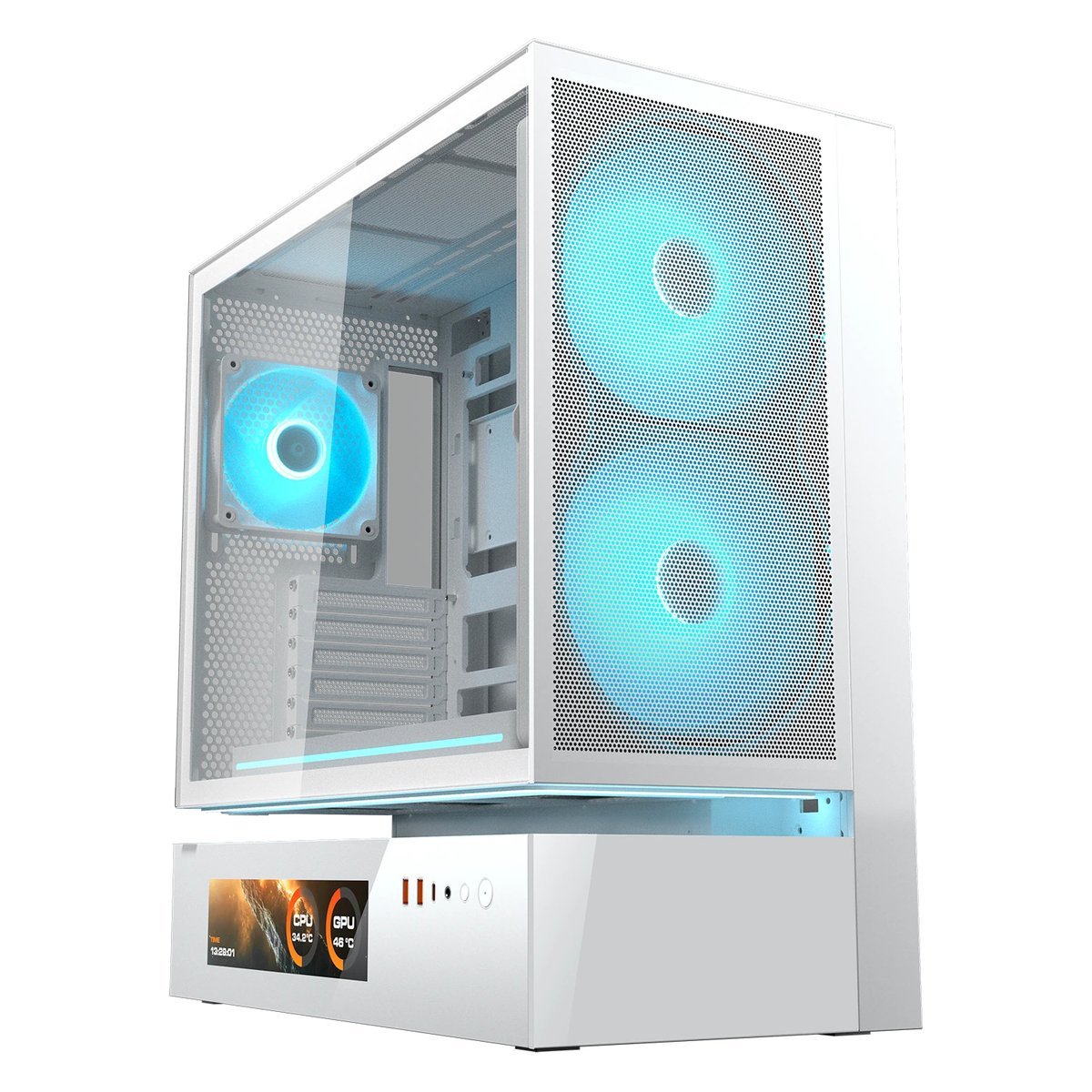 Cougar CFV235 Mesh Vision, Mid-Tower, Vetro Temperato - …