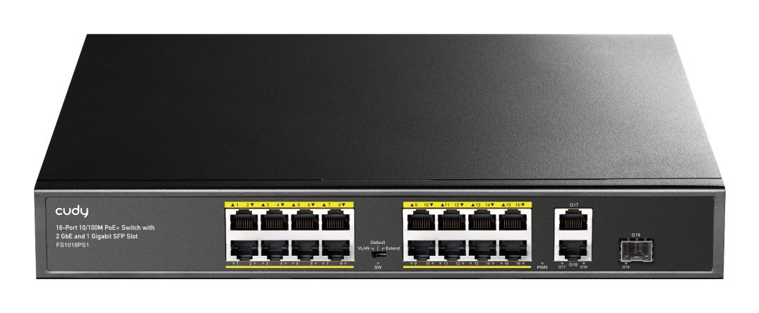 Cudy FS1018PS1 switch di rete Fast Ethernet (10/100) …