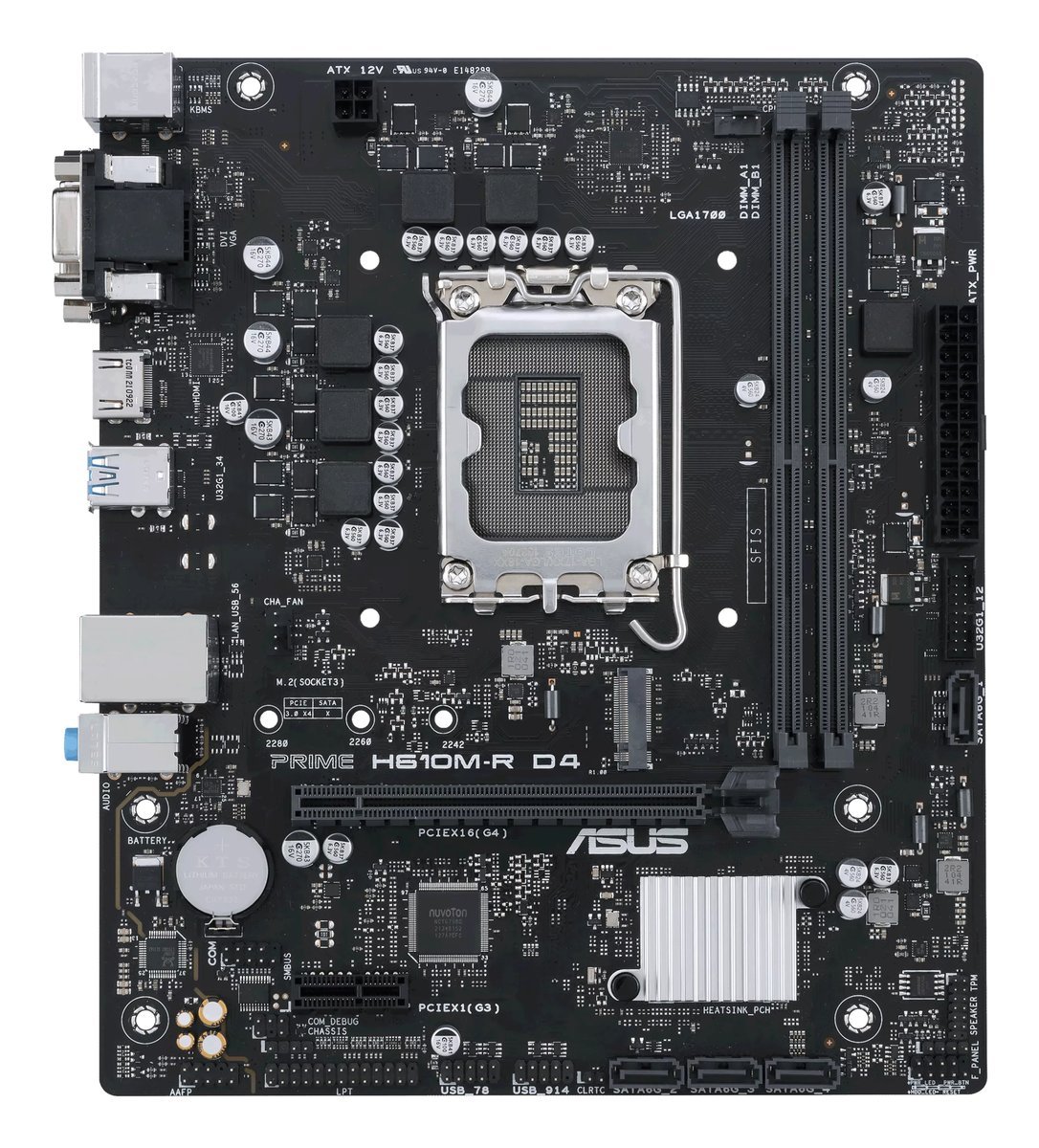 ASUS PRIME H610M-R D4 Intel H610 LGA 1700 …