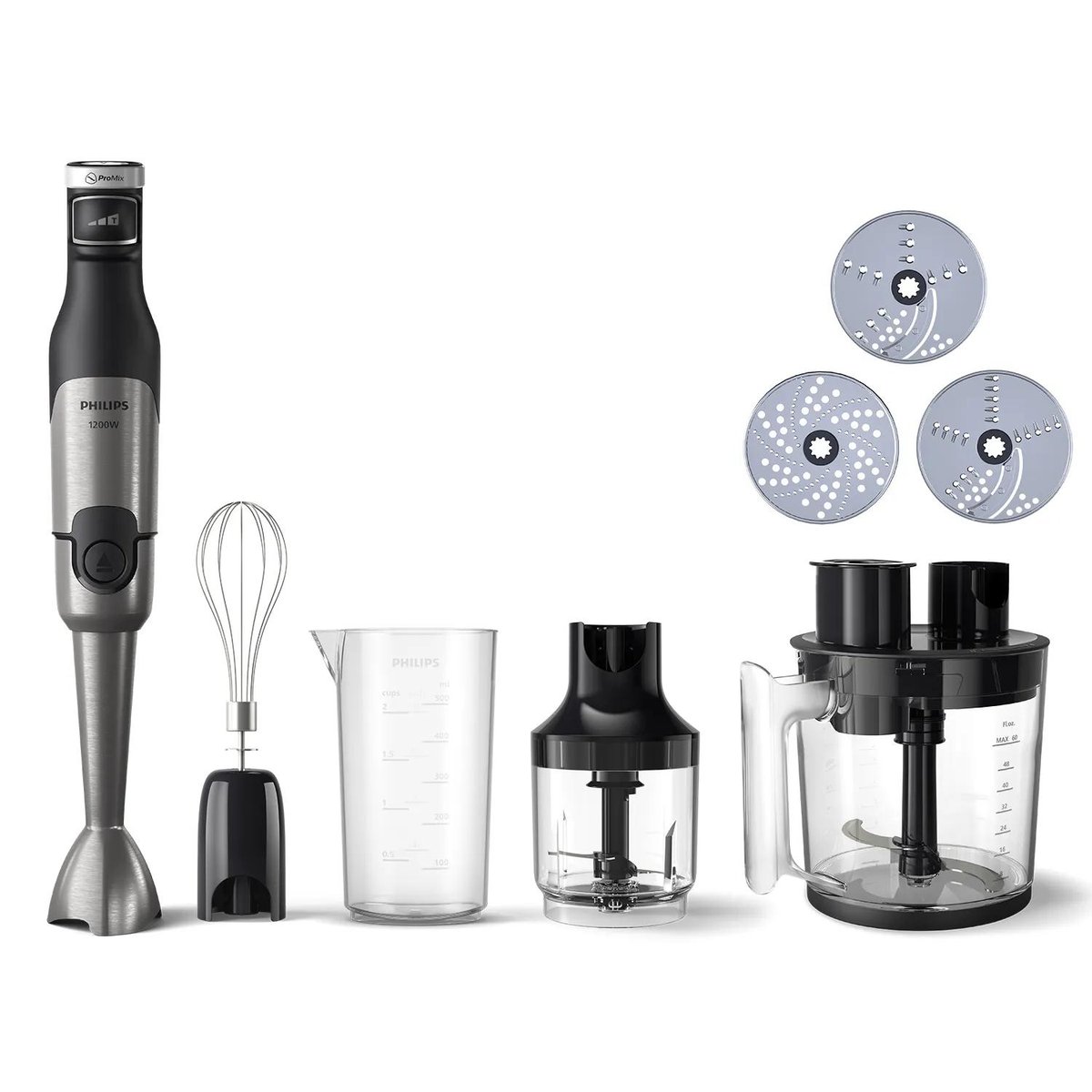 PHILIPS FRULLATORE IMMERSIONE HR2685/00 1200W X ACCIAIO