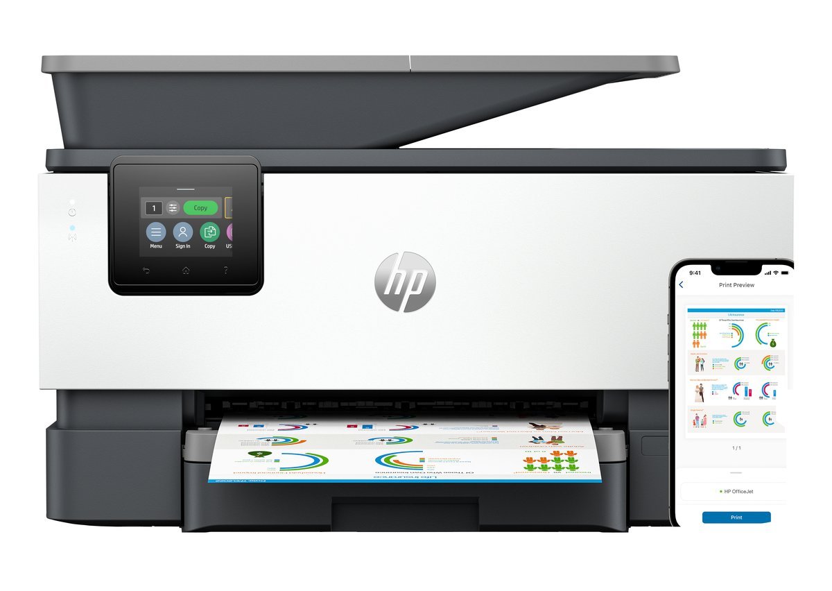 HP OfficeJet Pro 9120b AiO Printer Getto termico …