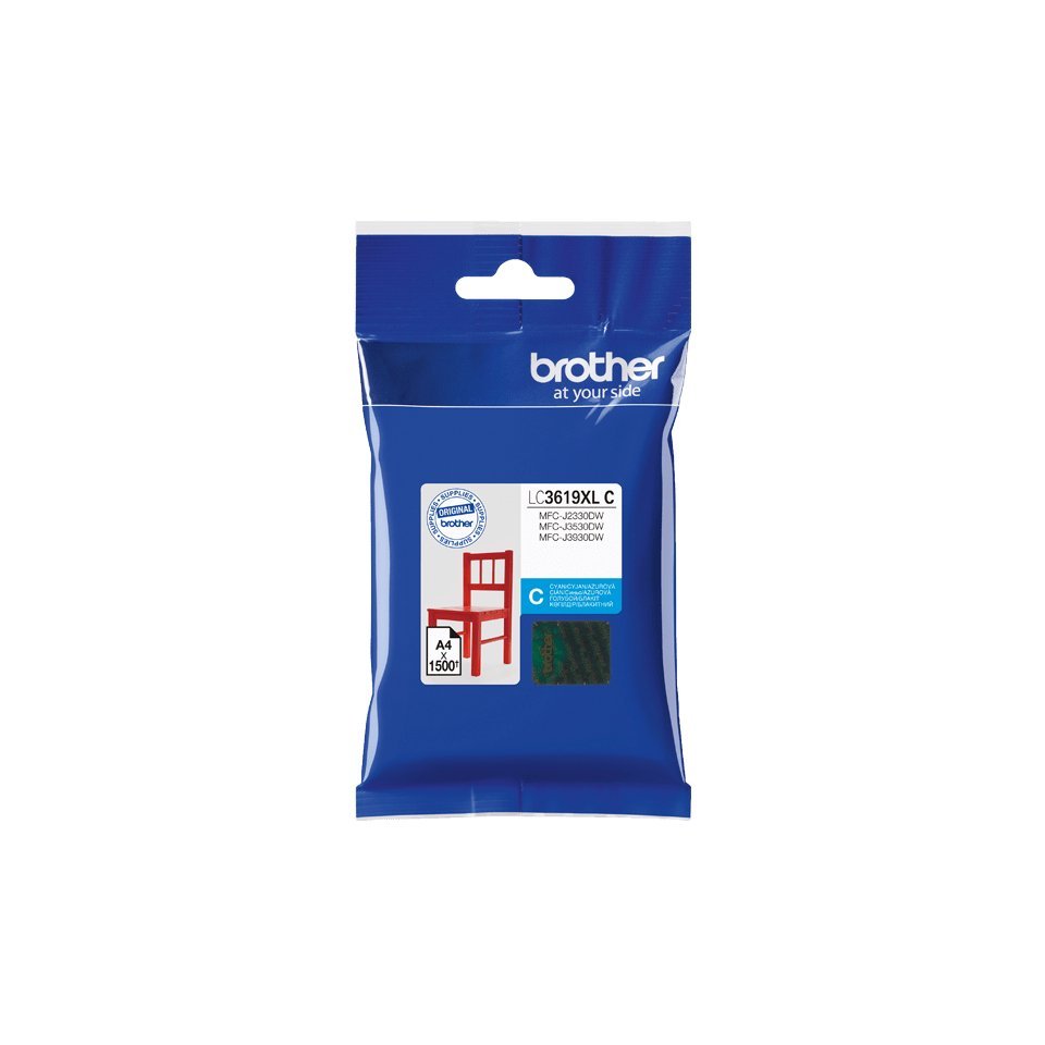 Brother LC-3619XLC cartuccia d'inchiostro 1 pz Originale Resa …