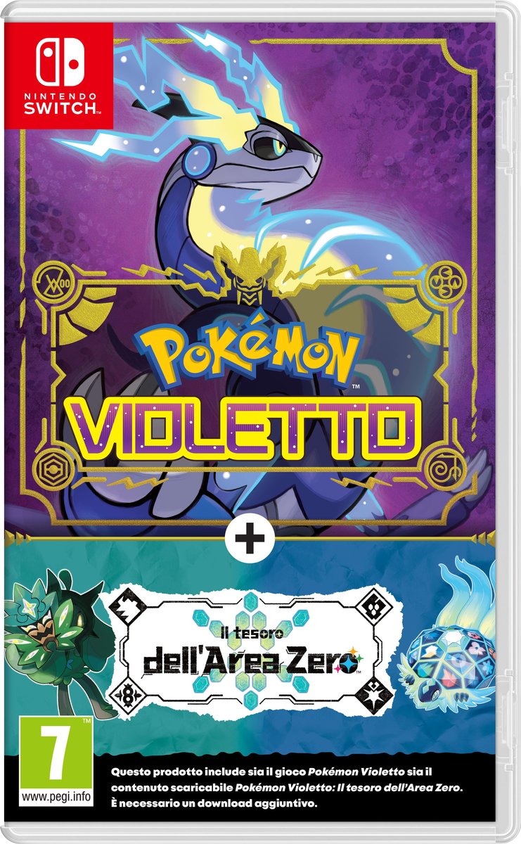 Switch Pokemon Violetto + DLC Il Tesoro dell'Area …