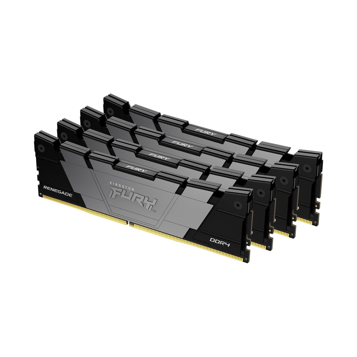 Kingston 64GB (4x16GB) DDR4 3200MTs CL16 FURY Renegade …