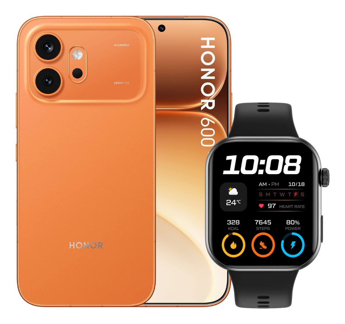 Honor 600 8+256GB 6.57" 5G Orange DS + …