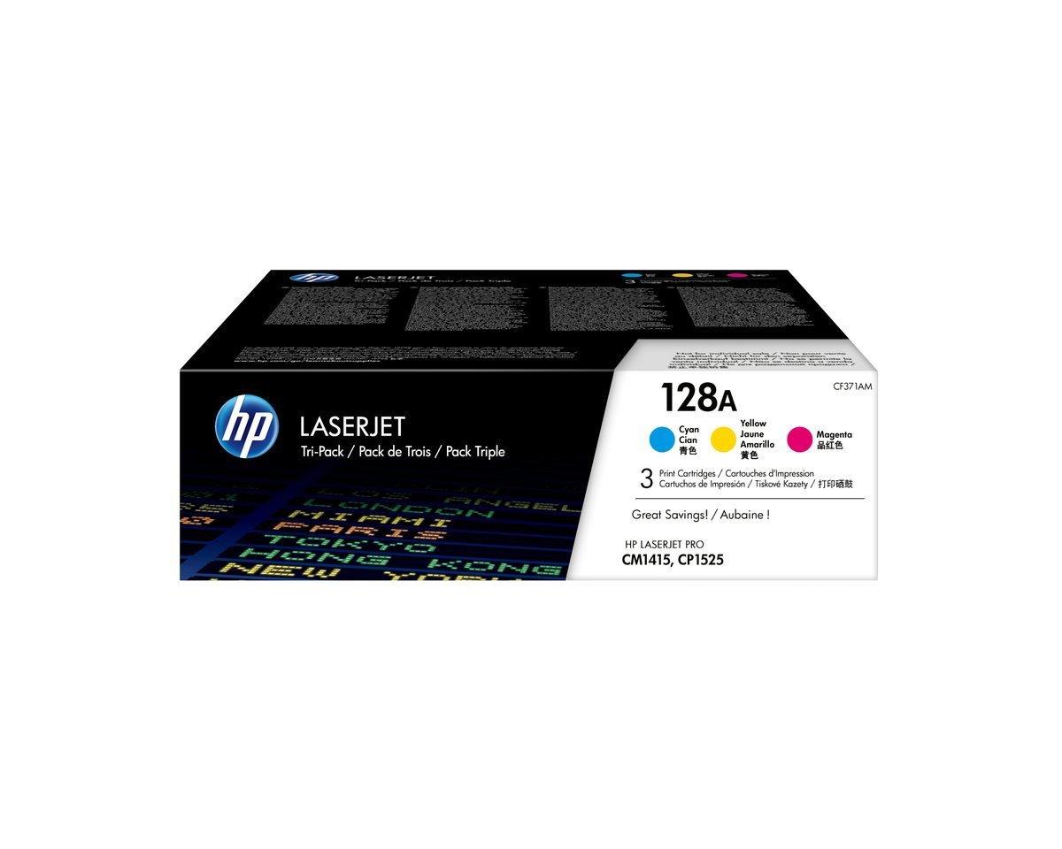 HP Confezione da 3 cartucce originali di toner …