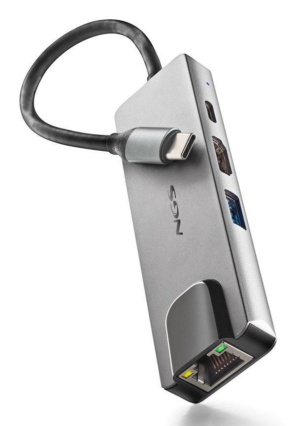NGS HUB USB-C 4 Porte RJ45 Hdmi Usb-c …