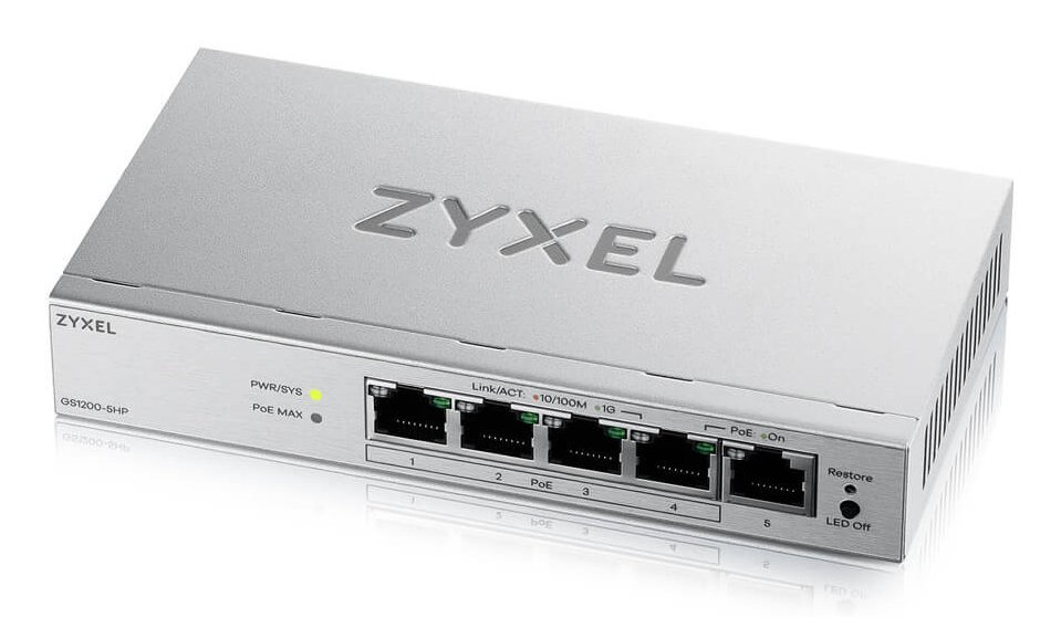 ZYXEL GS1200-5HPV3-EU0101F SWITCH SMART 5 PORTE GESTITO 5 …