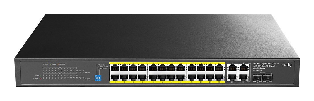 Cudy GS1028PS2 switch di rete Gigabit Ethernet (10/100/1000) …