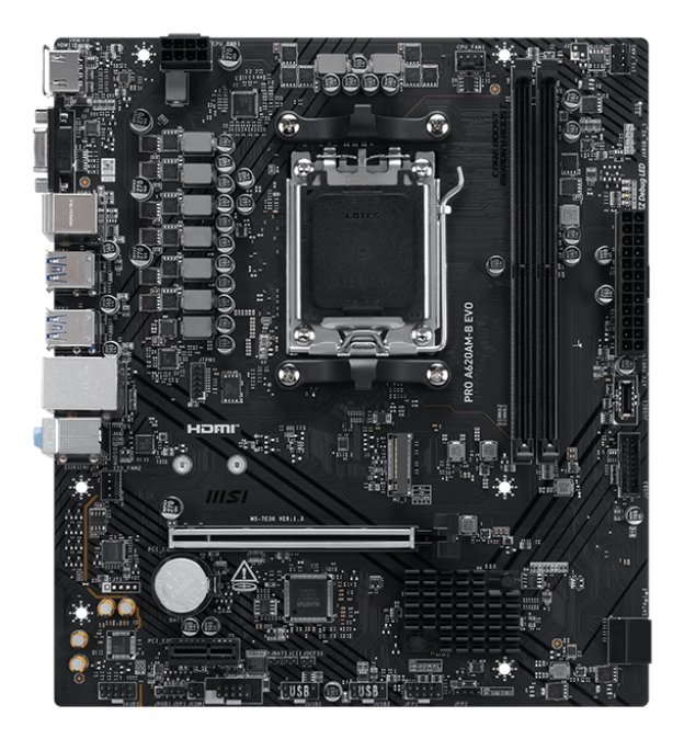 MB MSI PRO A620M-B EVO AM5 2D5 2S3 …