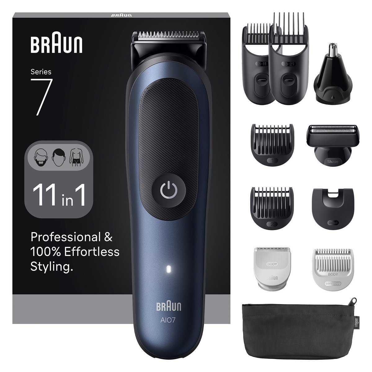 Braun Rasoio Elettrico Serie 7 Wet&Dry 11 in …