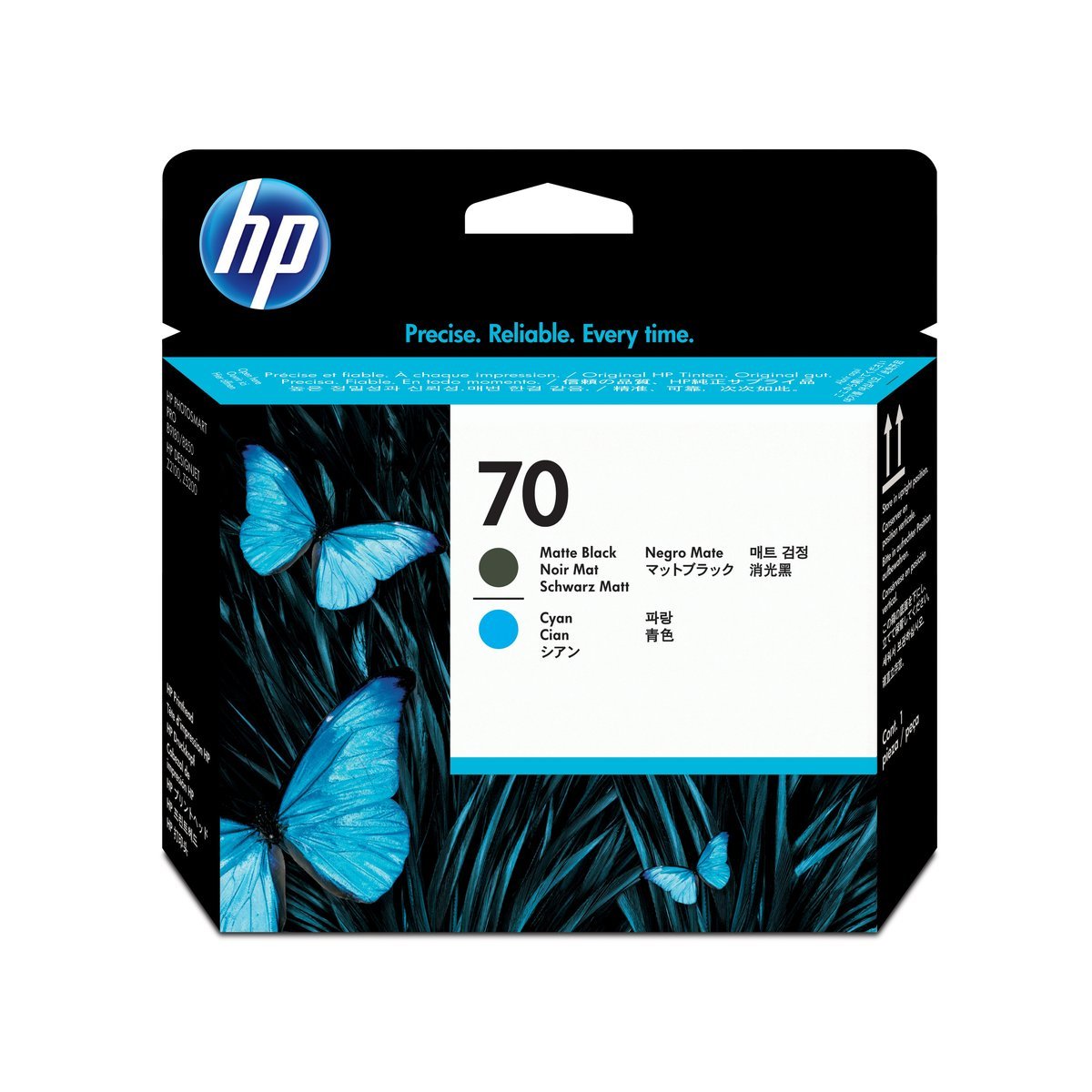 HP Testina di stampa nero opaco e ciano …