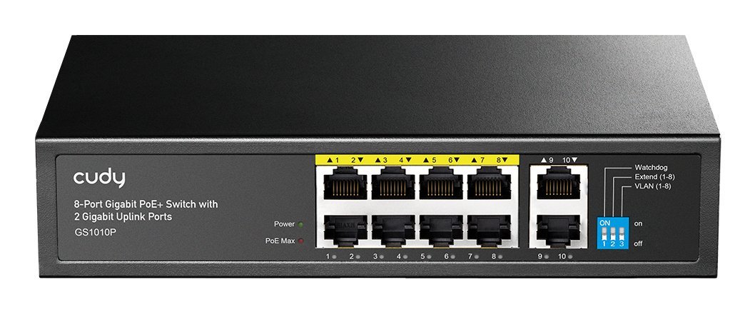 Cudy GS1010P switch di rete Gigabit Ethernet (10/100/1000) …