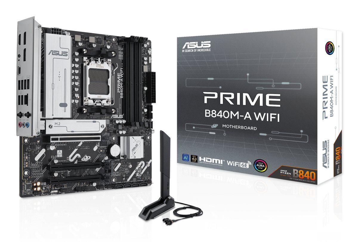 MB ASUS PRIME B840M-A WIFI AM5 4D5 4PCIE …