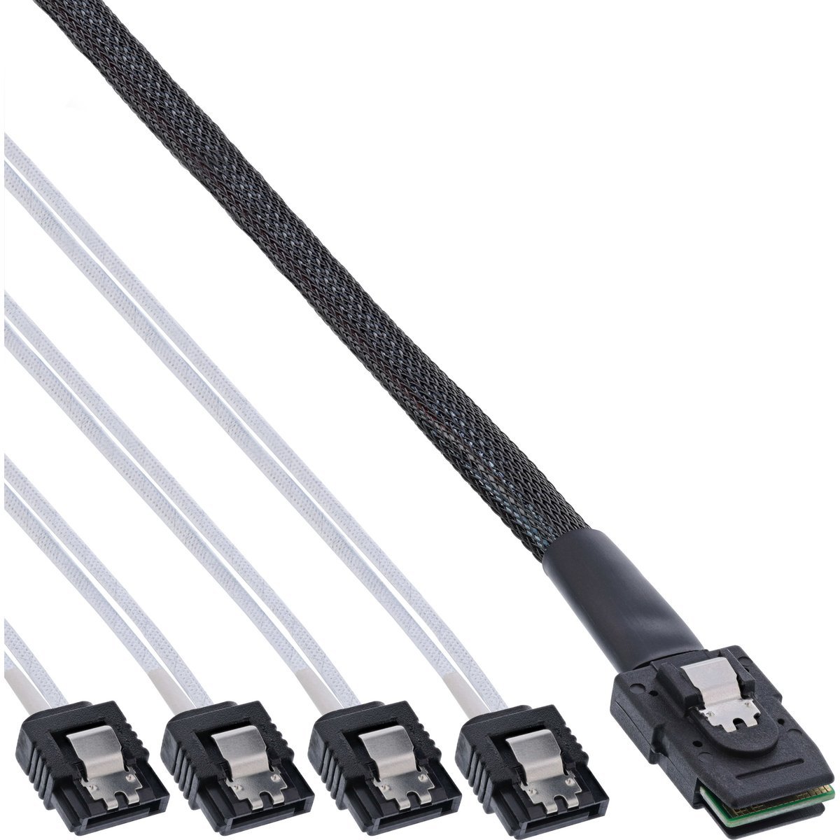 InLine Cavo Mini SAS, SFF-8087 a 4x SATA …