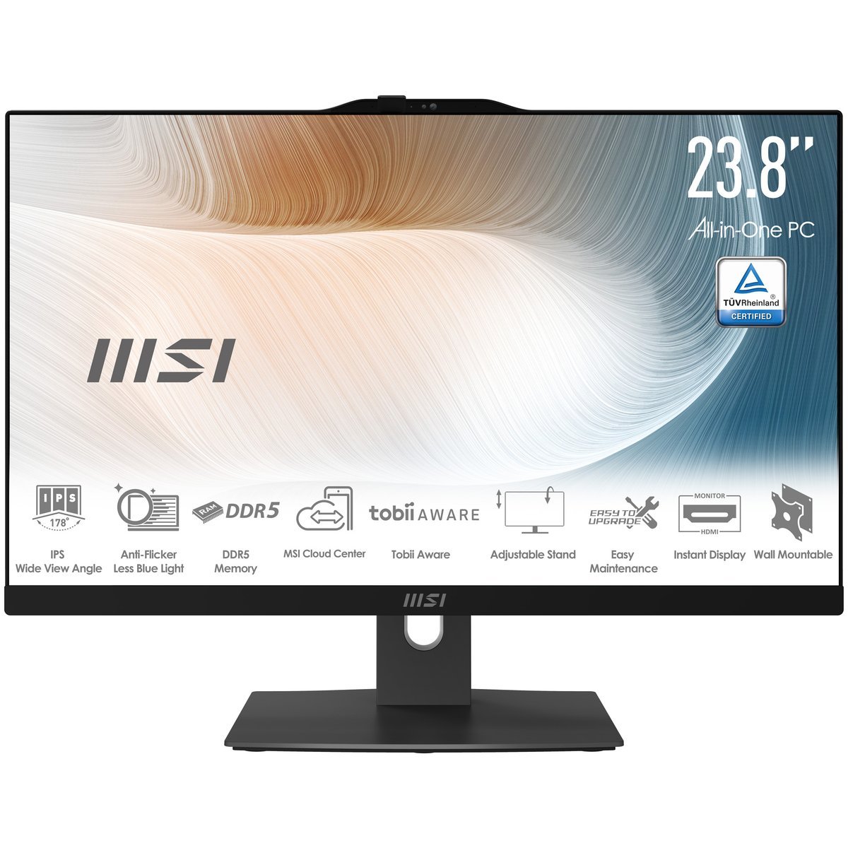 AIO 23,8CORE 5 8G 512G FDOS BK TCH …