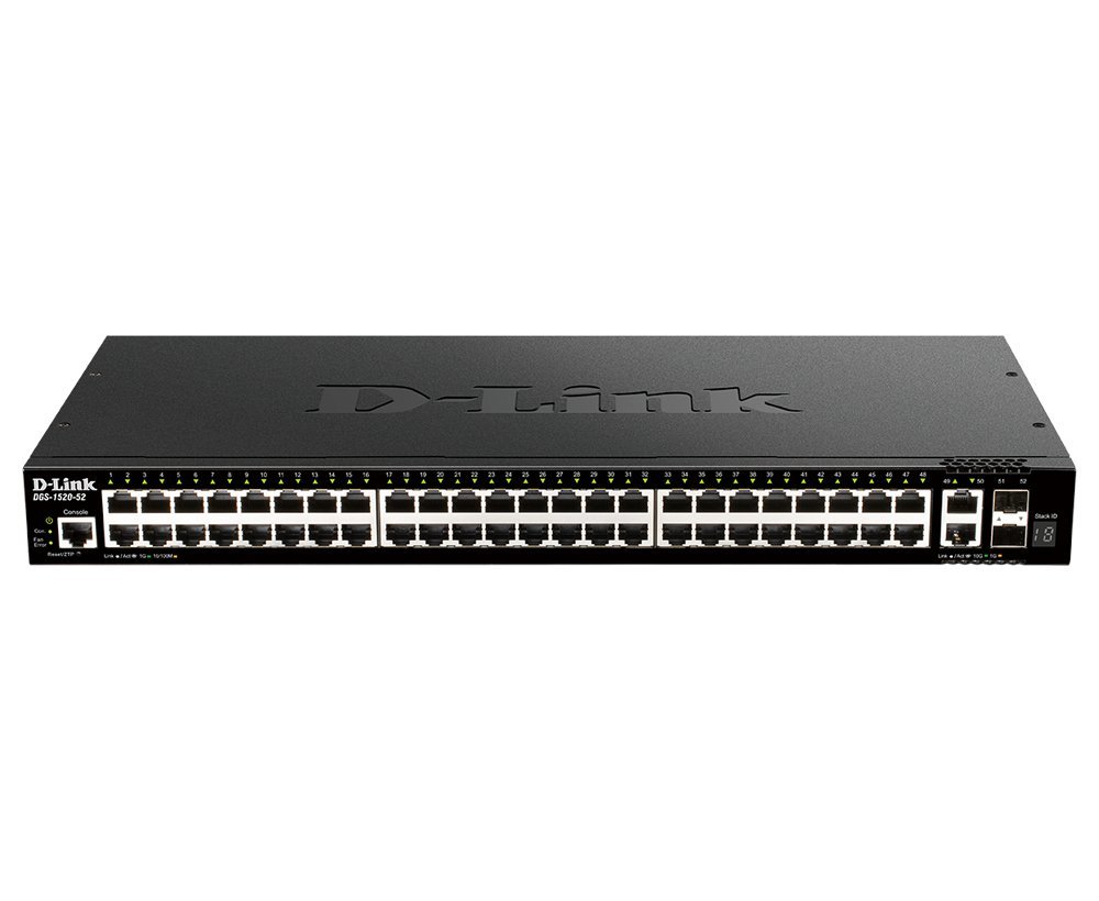 D-Link DGS-1520-52 switch di rete Gestito L3 10G …