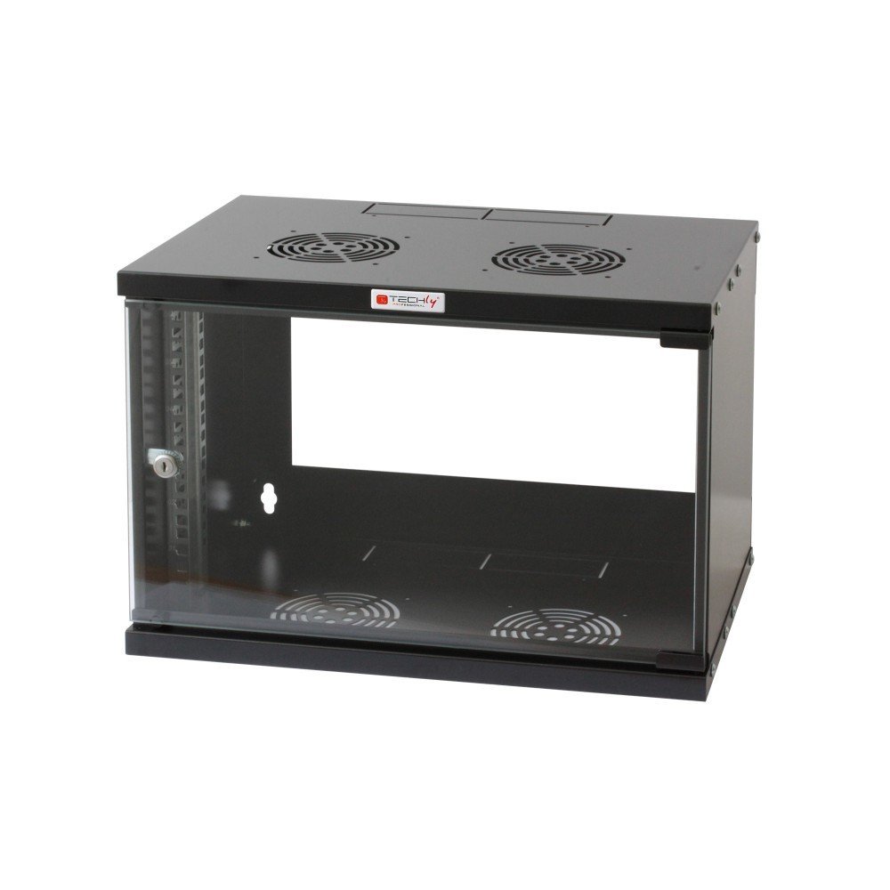 Techly I-CASE EL-1006B45 Armadio a muro 6U 60/45 …