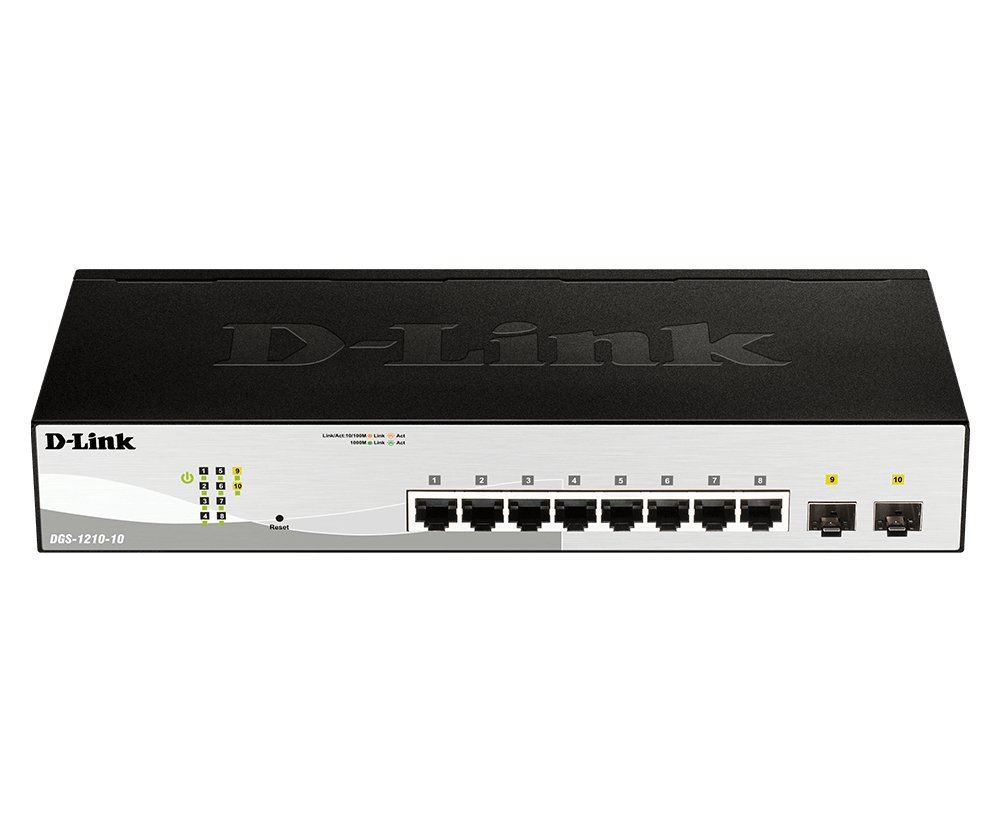 D-Link DGS-1210-10 switch di rete Gestito L2 Gigabit …