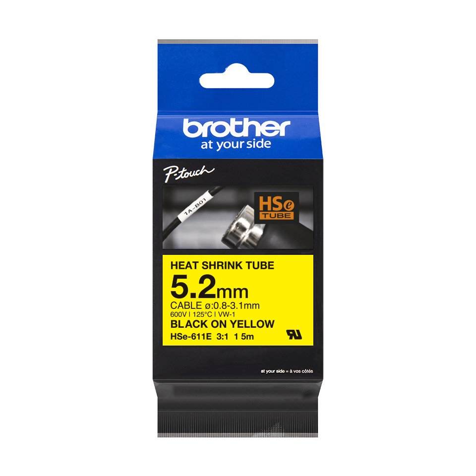 Brother HSe-211E - Nero su bianco - Rotolo …