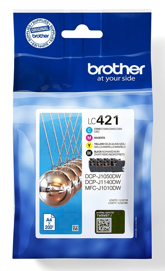 Brother LC-421VAL PagePack 4 pz Originale Resa standard …