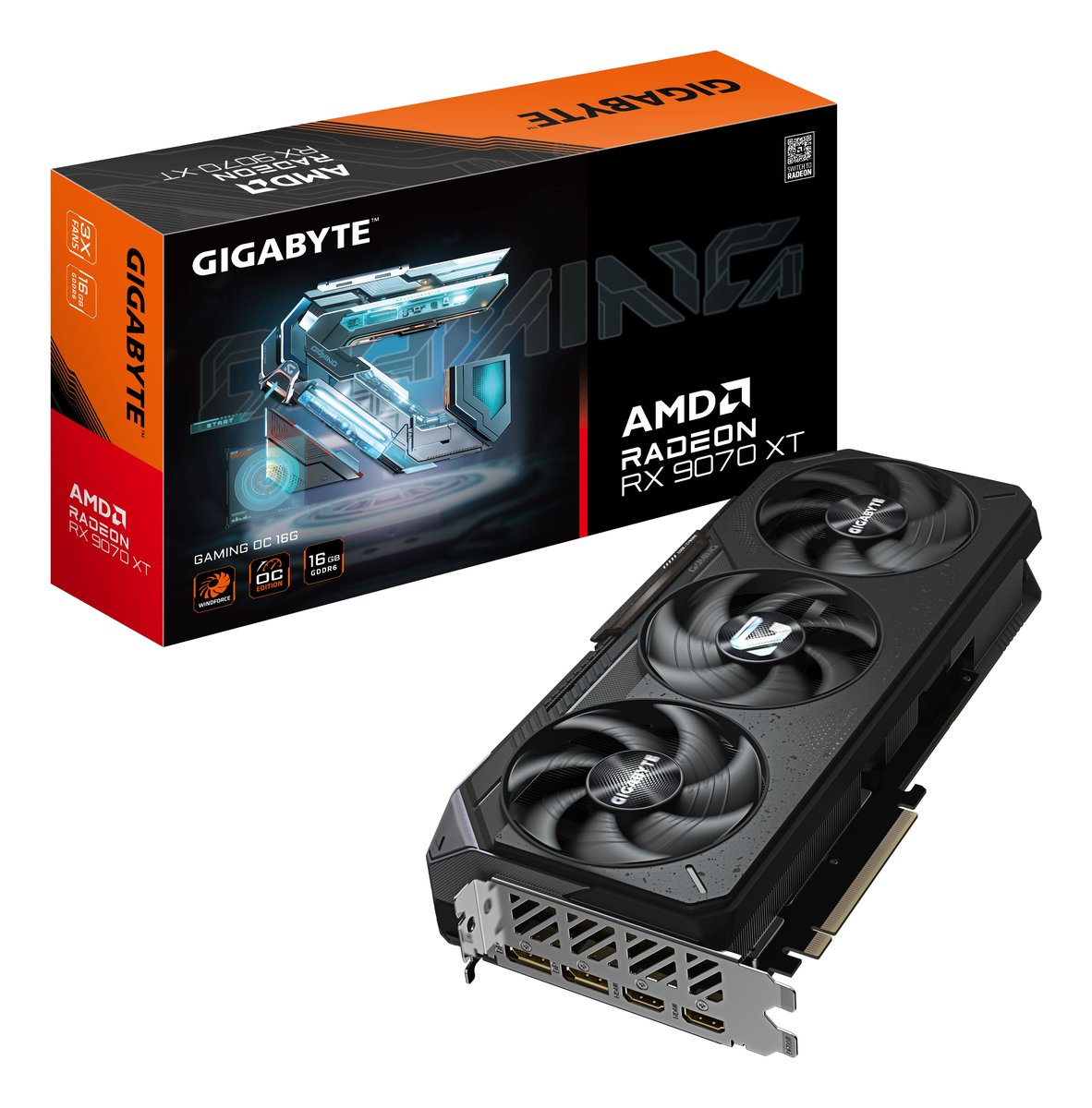 GIGABYTE Radeon RX 9070 XT GAMING OC 16G …