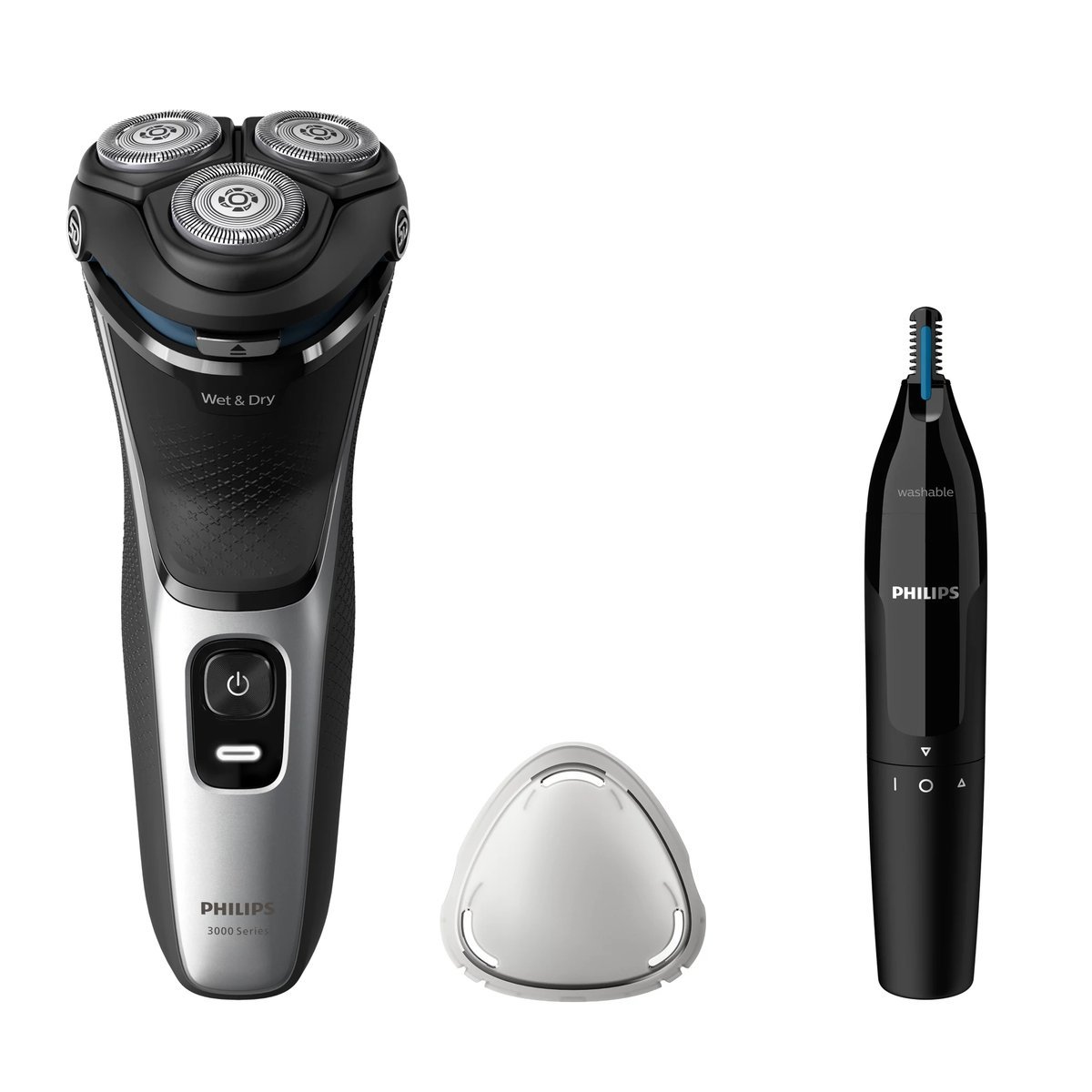 PHILIPS RASOIO ELETTRICO S3143/02 RICARICABILE 3 + RIFINITORE …
