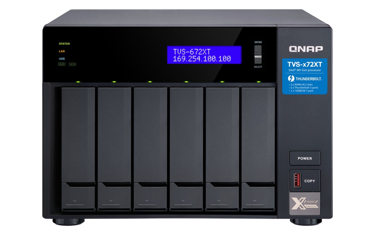 QNAP TVS-672XT - Server NAS - 6 alloggiamenti …