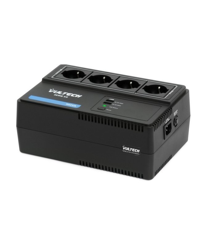 Vultech UPS700VA-XS - Gruppo di continuitÃ 700VA 4x …