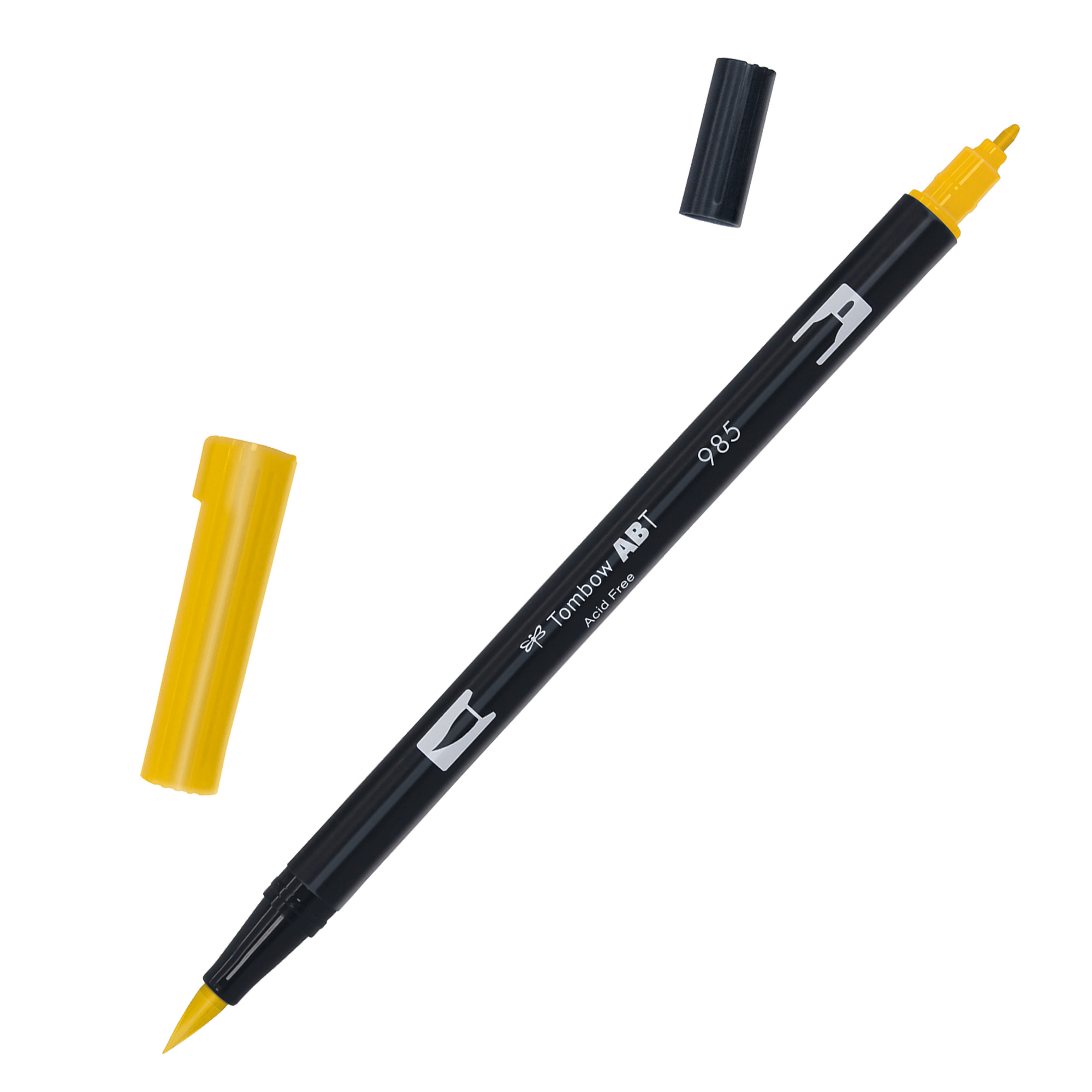 Pennarello Dual Brush 985 - chrome yellow - …