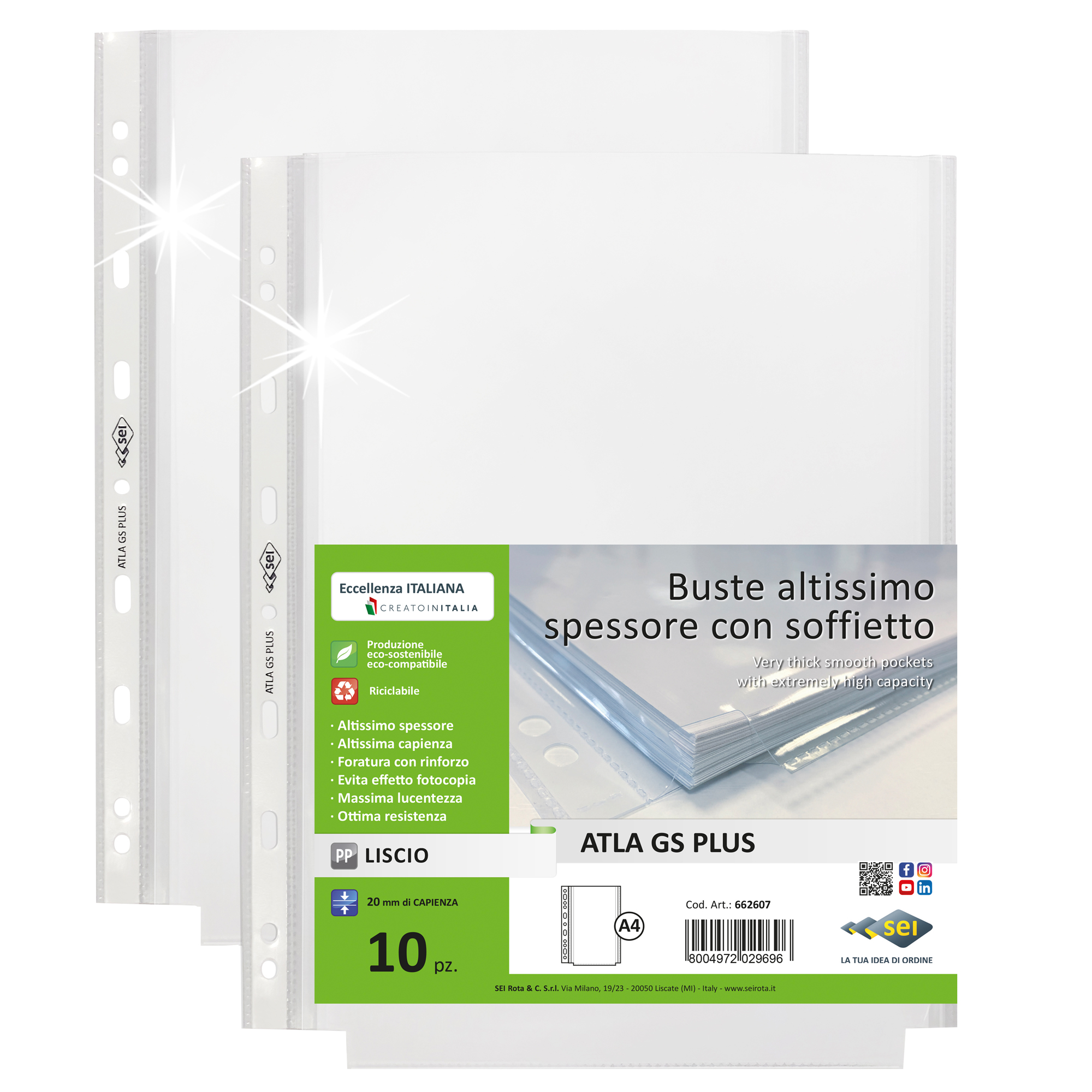 Buste forate ATLA GS plus - 22 x …