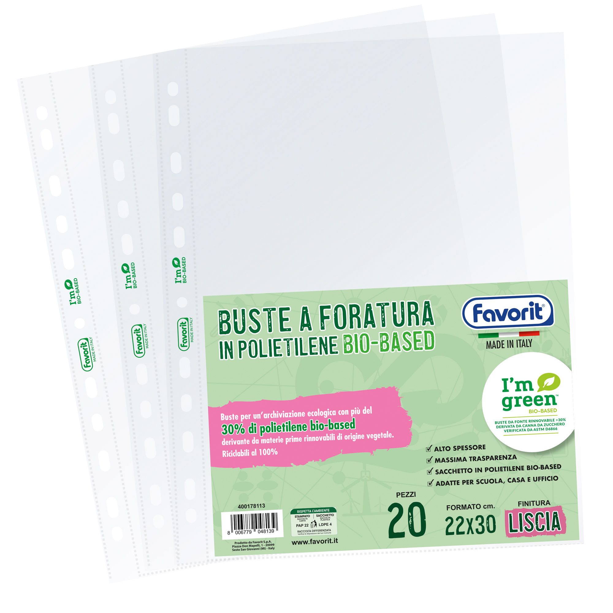 Favorit buste a foratura universale ECO
