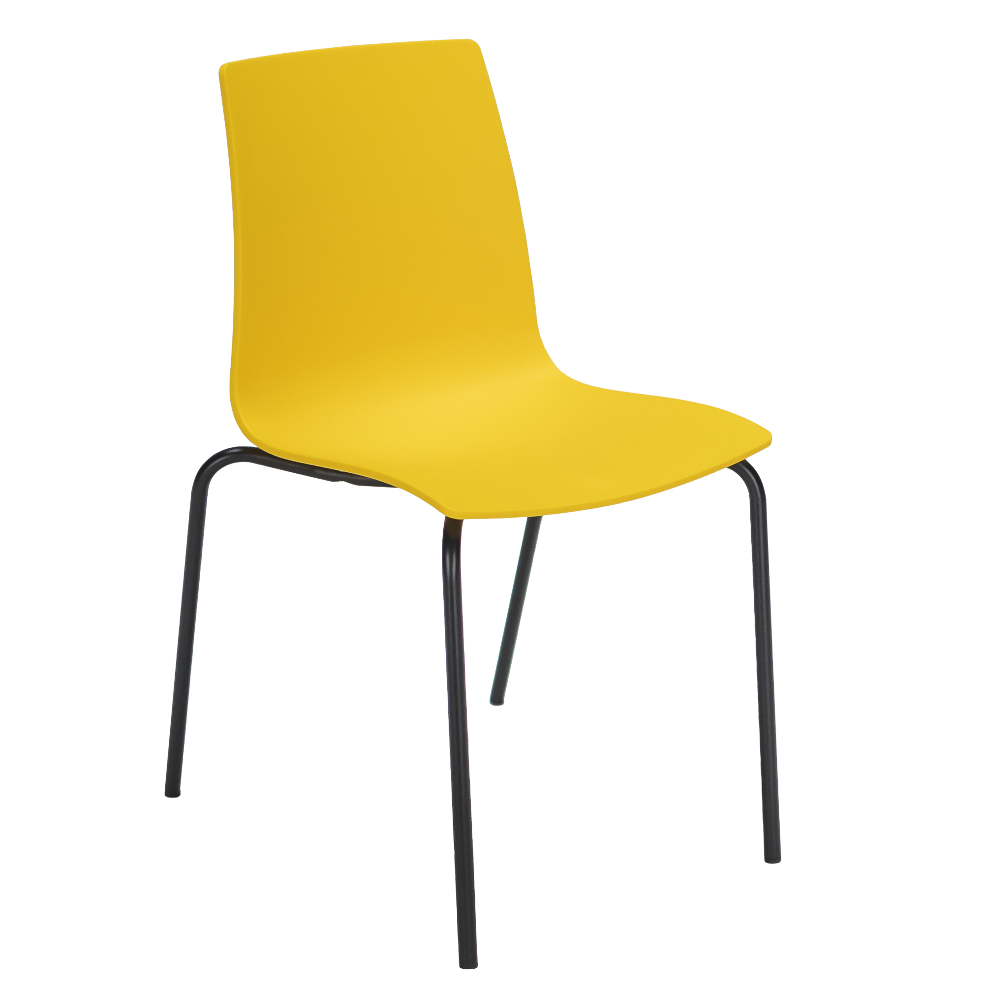 Seduta Candy - PPL - giallo/nero opaco - …