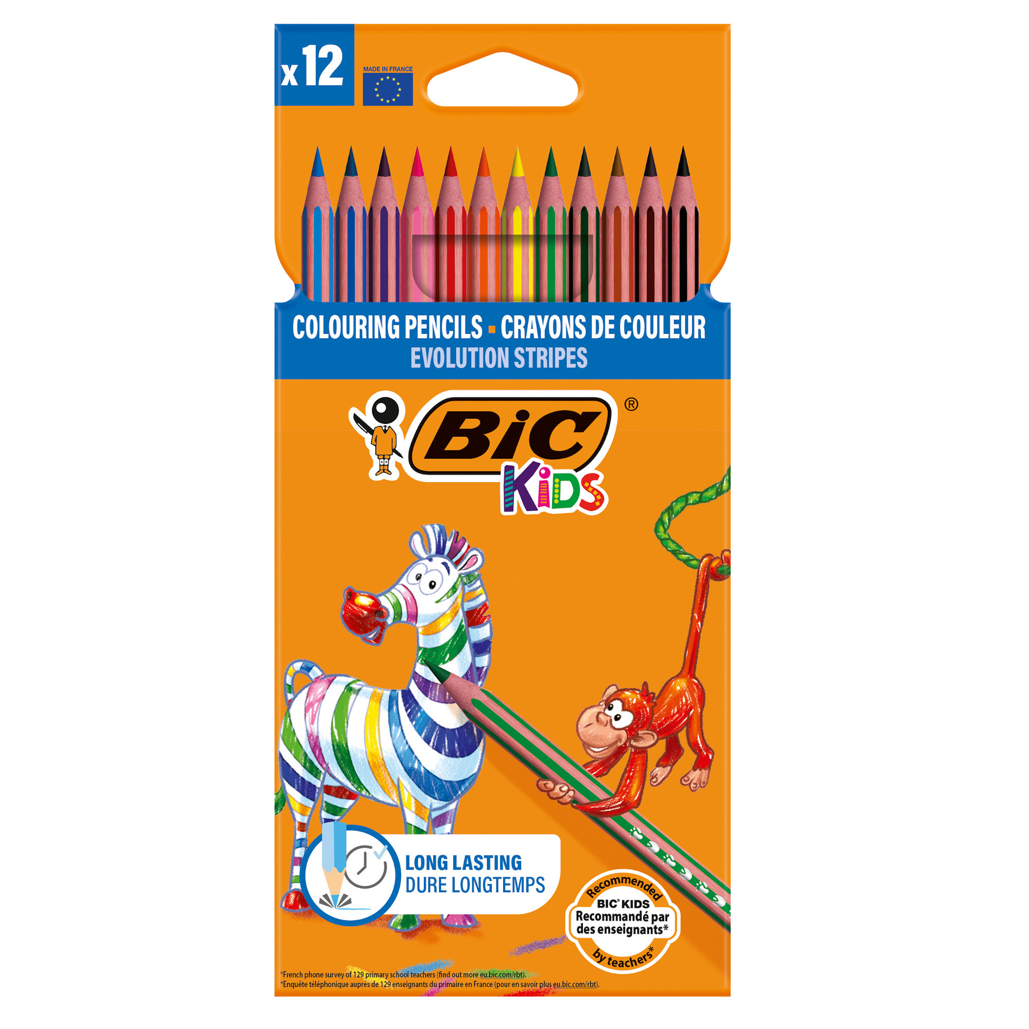 Matita colorata Evolution Stripes - colori assortiti - …