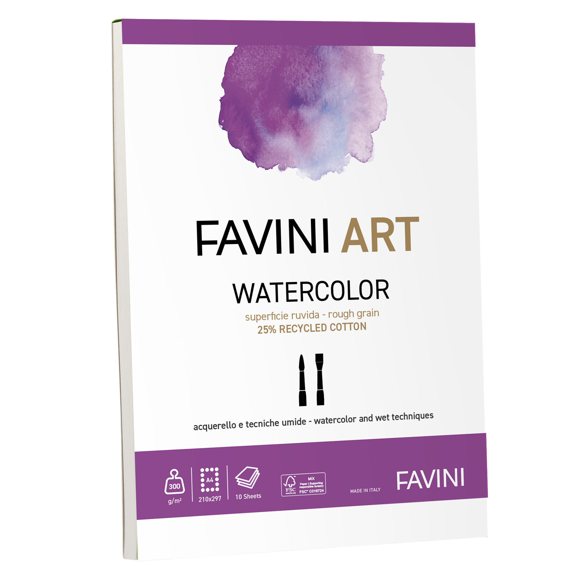 Album collato Watercolor - A4 - 300 gr …