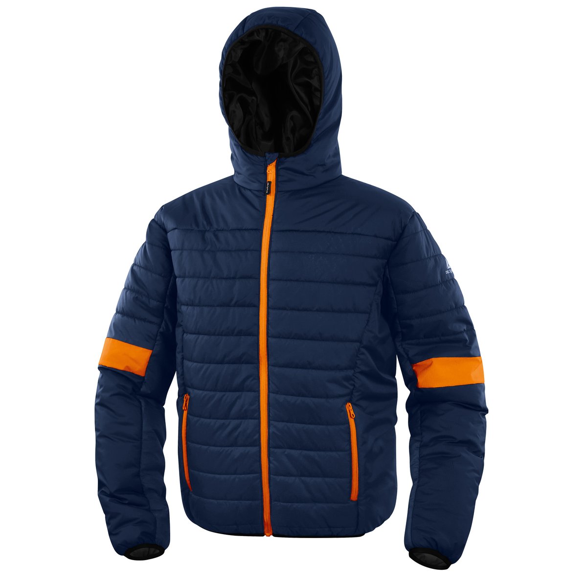 Piumino imbottito Bloom - taglia XL - blu/arancio …