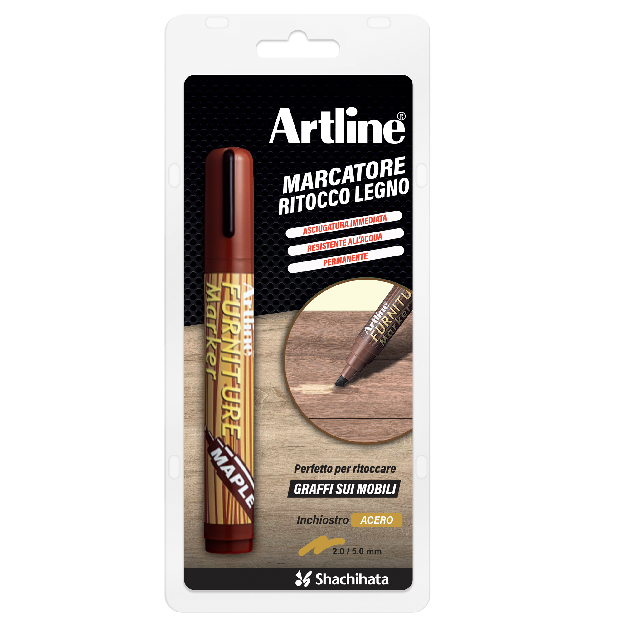 Marcatore permanente per legno Furniture Marker - punta …