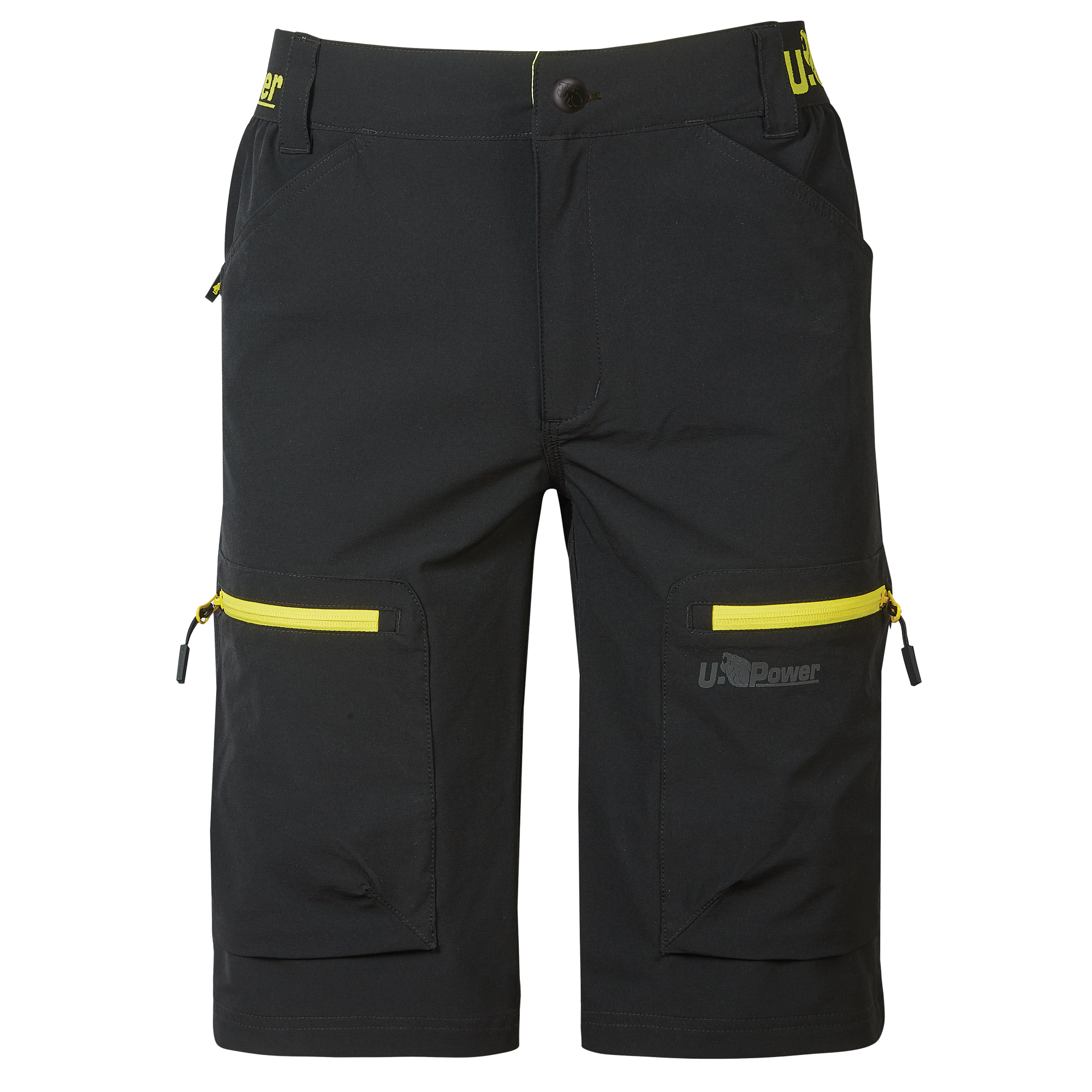 Bermuda Ares - taglia XXL - nero/giallo - …
