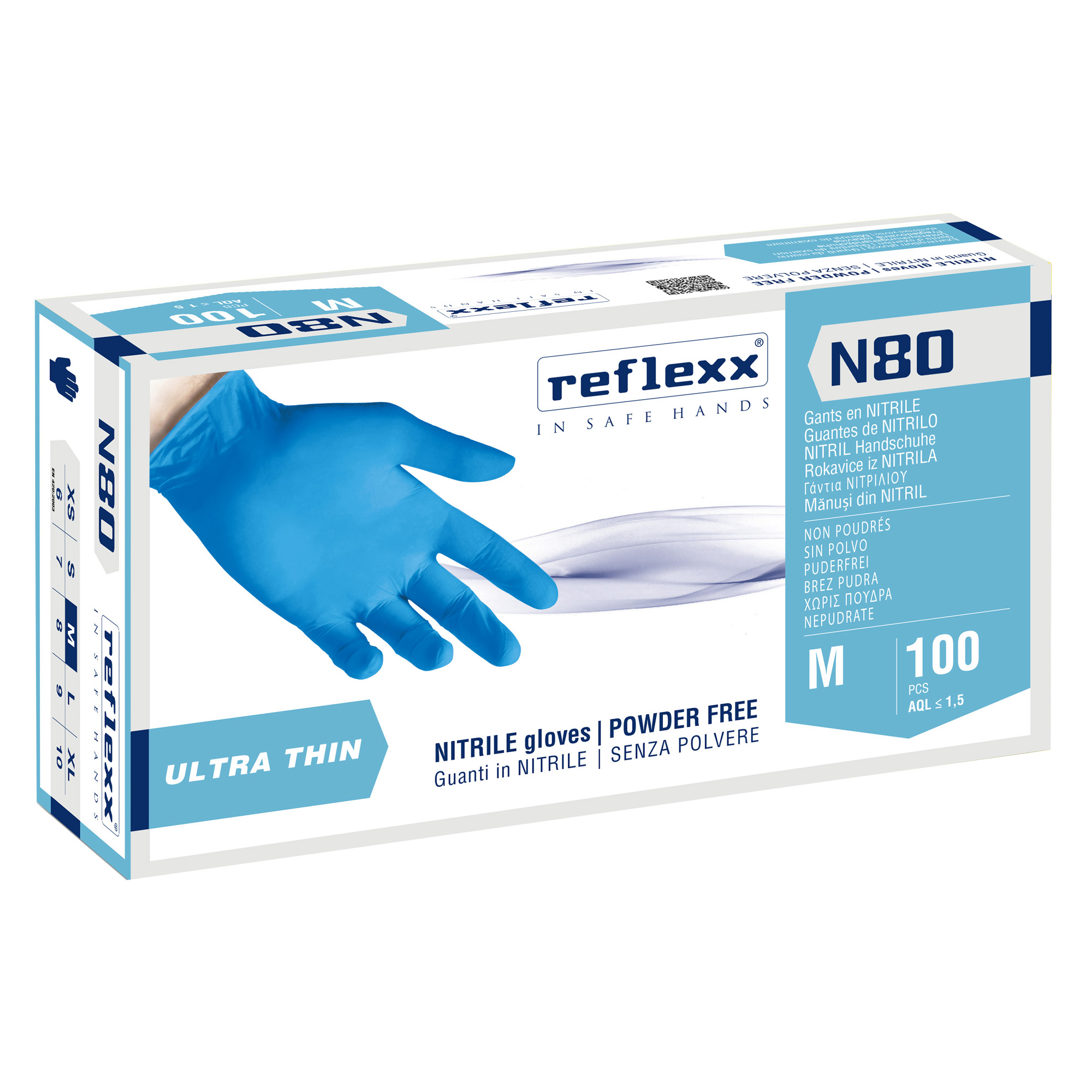 Guanti in nitrile N80 - ultrasottili - taglia …