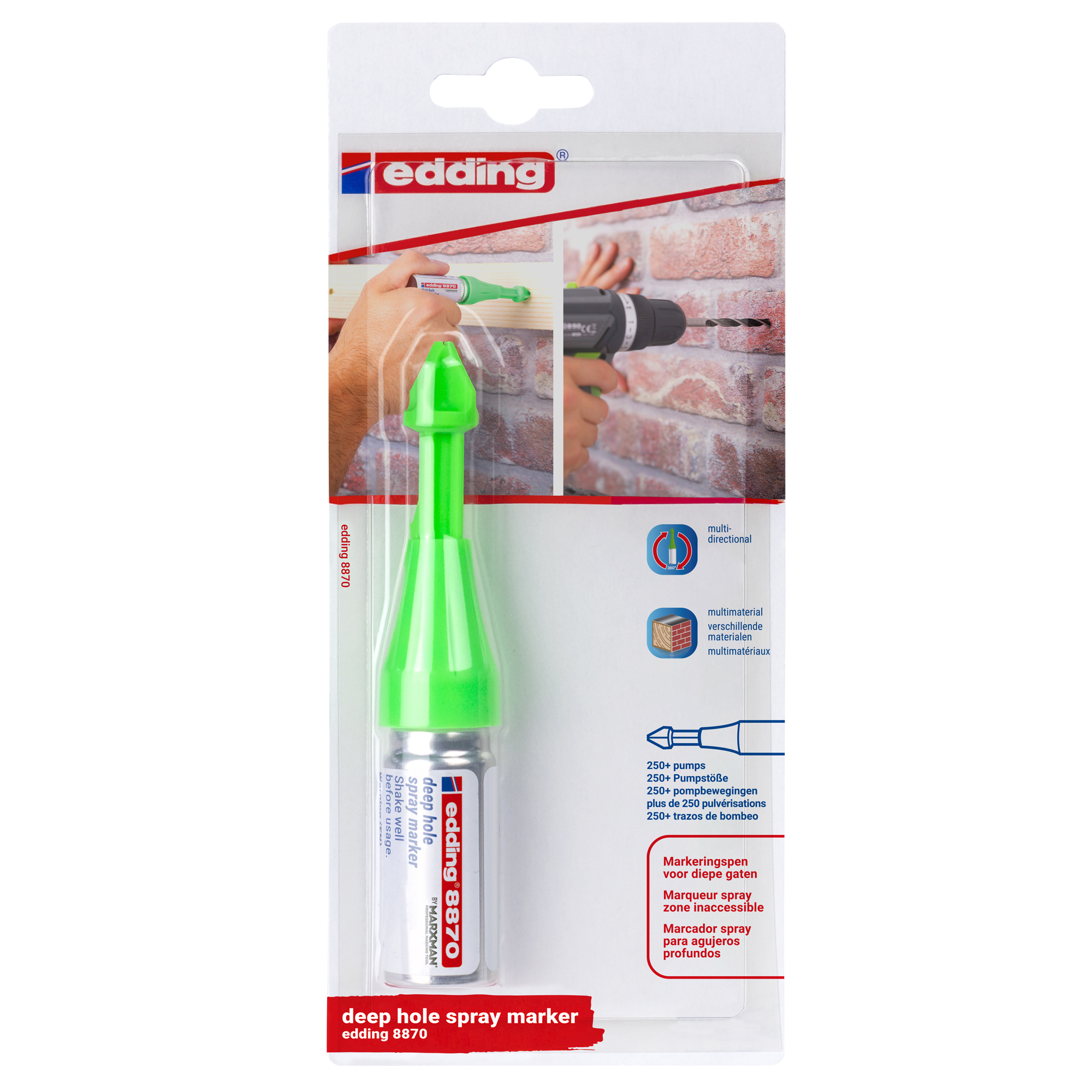 Marcatore a spruzzo per fori profondi E-8870 - …