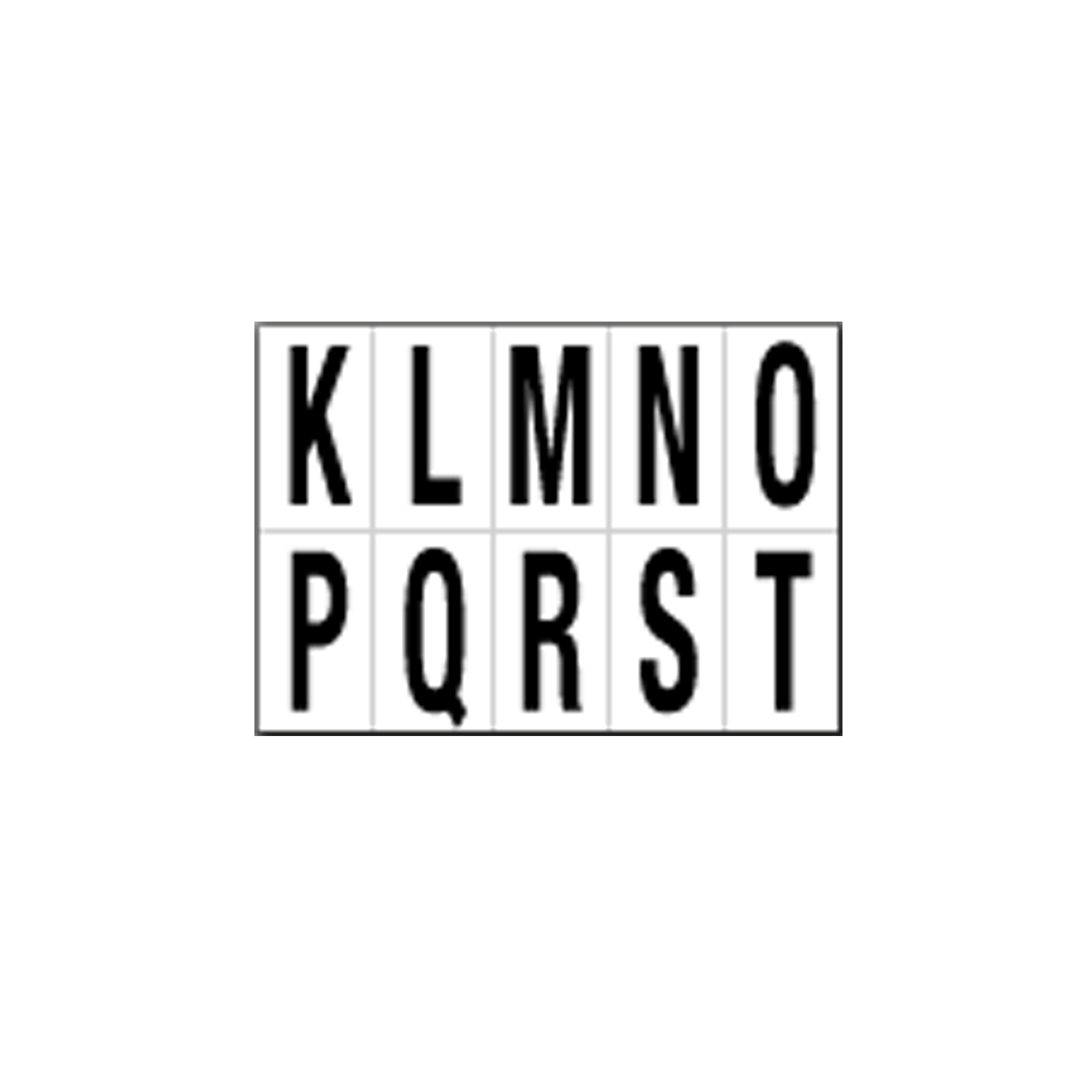 Lettere adesive da K a T - in …