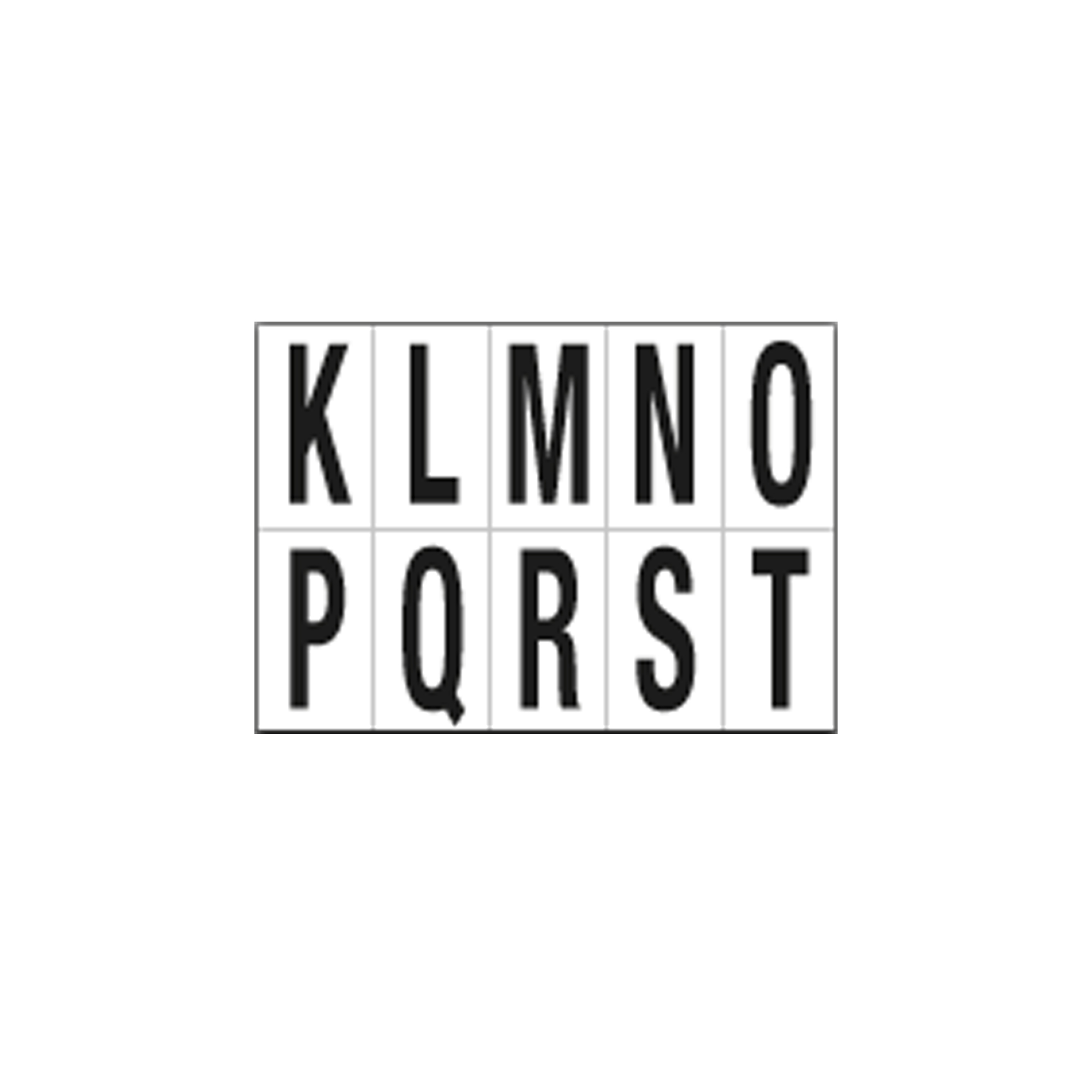 Lettere adesive da K a T - in …