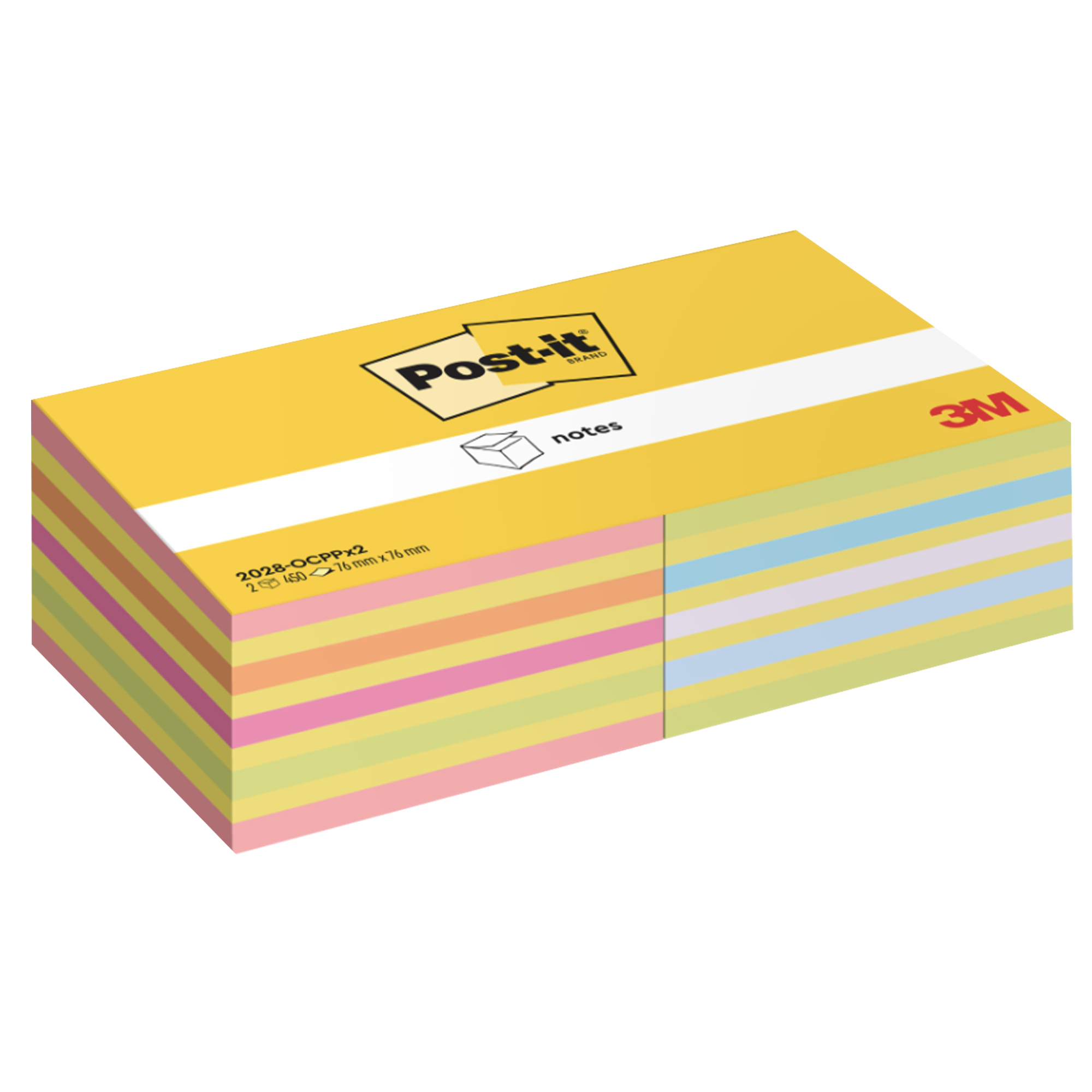 Blocco foglietti Post-it Cubo - 2028-0CPPX2 - 76 …