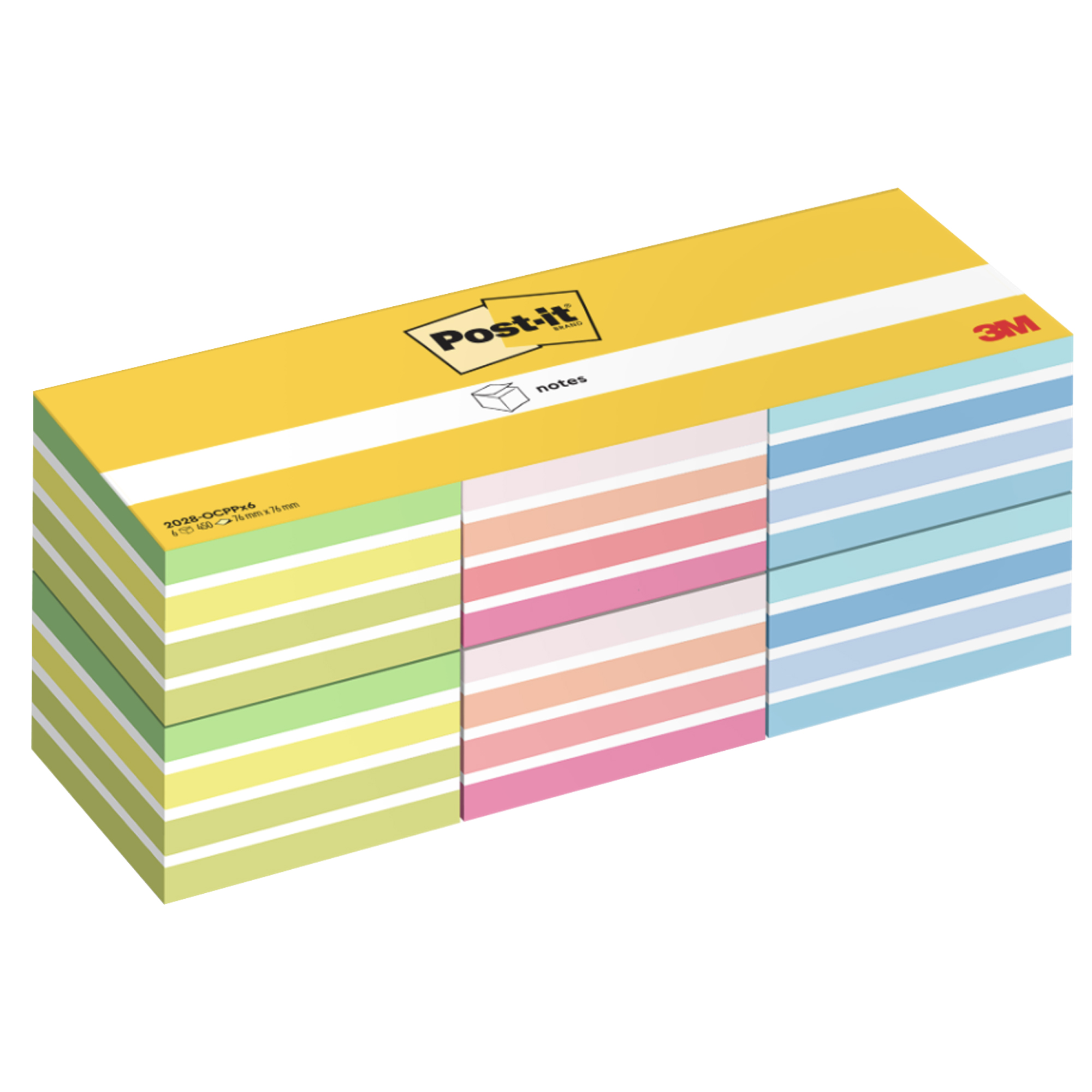 Blocco foglietti Post-it Cubo - 2028-0CPPX6 - 76 …