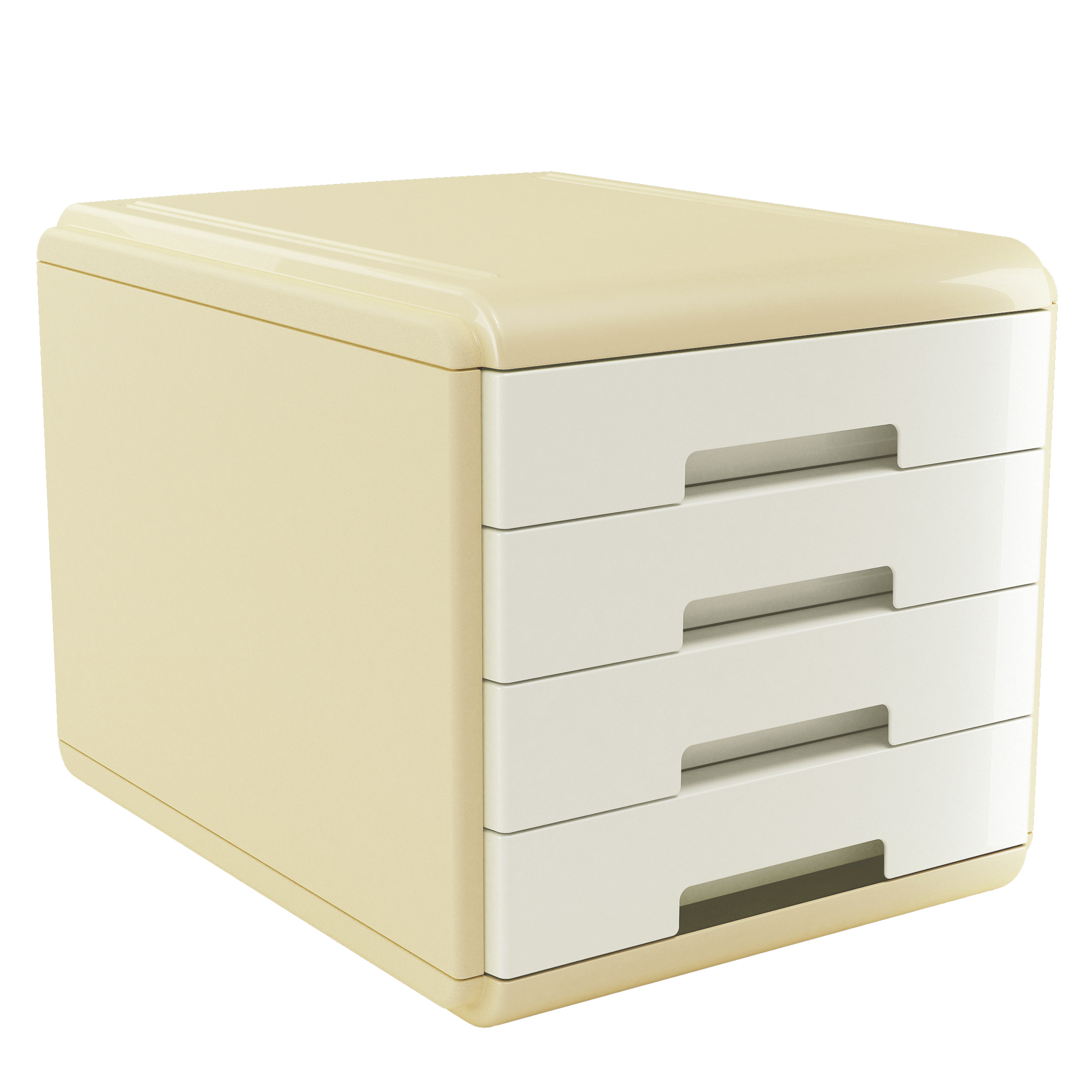 Cassettiera Vintage Milk - 4 cassetti - 29,5 …