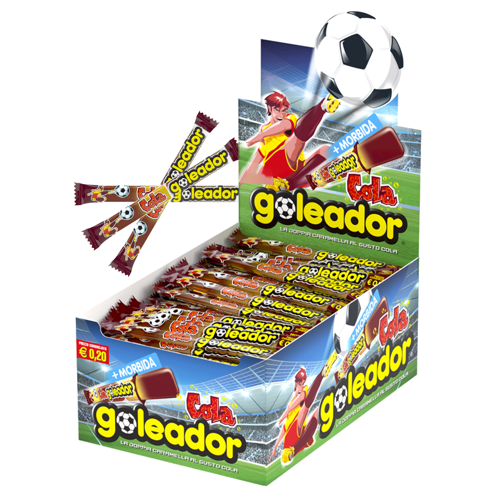 Caramella gommosa Goleador Cola Extra gusto - Perfetti …