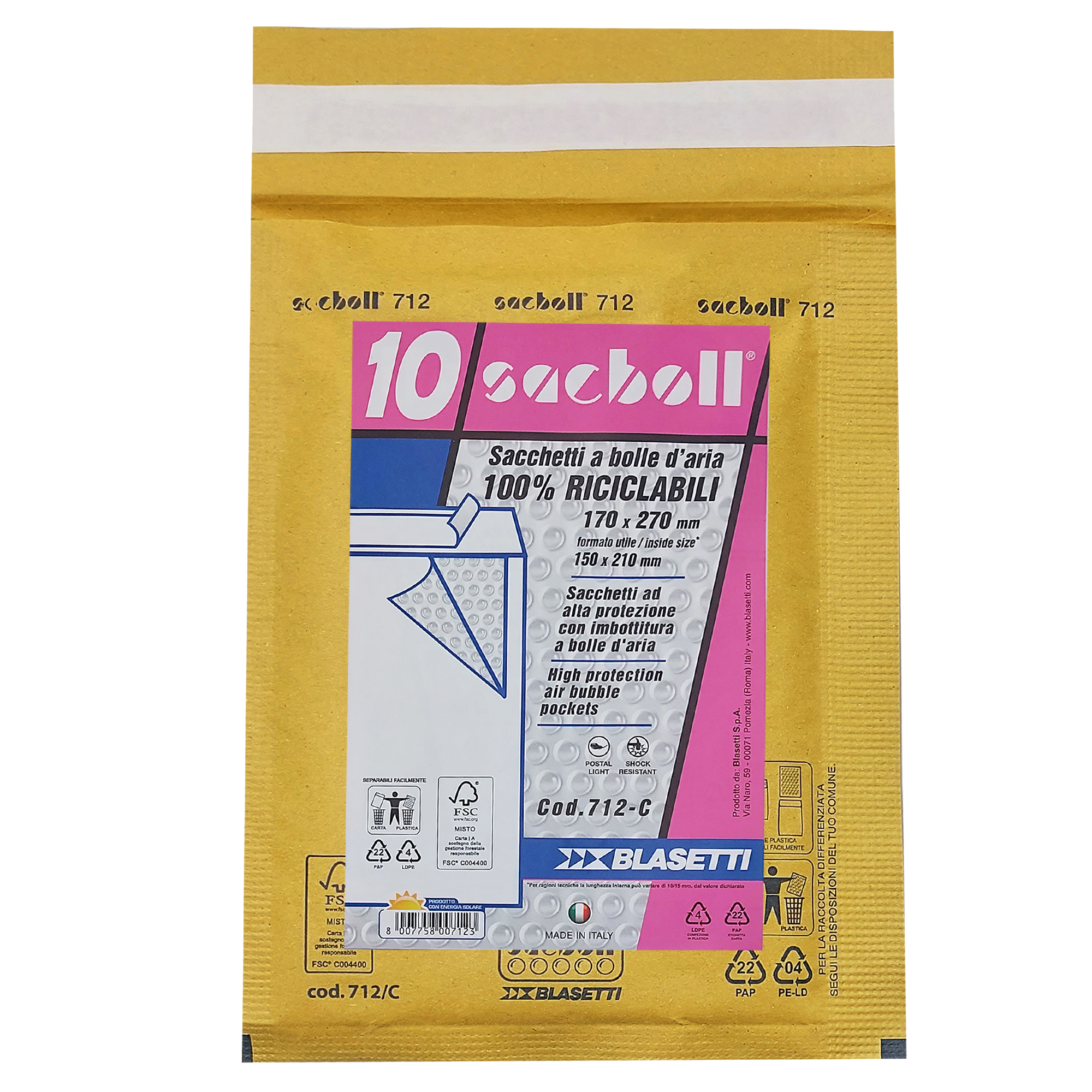 Busta imbottita Sacboll - C (17 x 27 …
