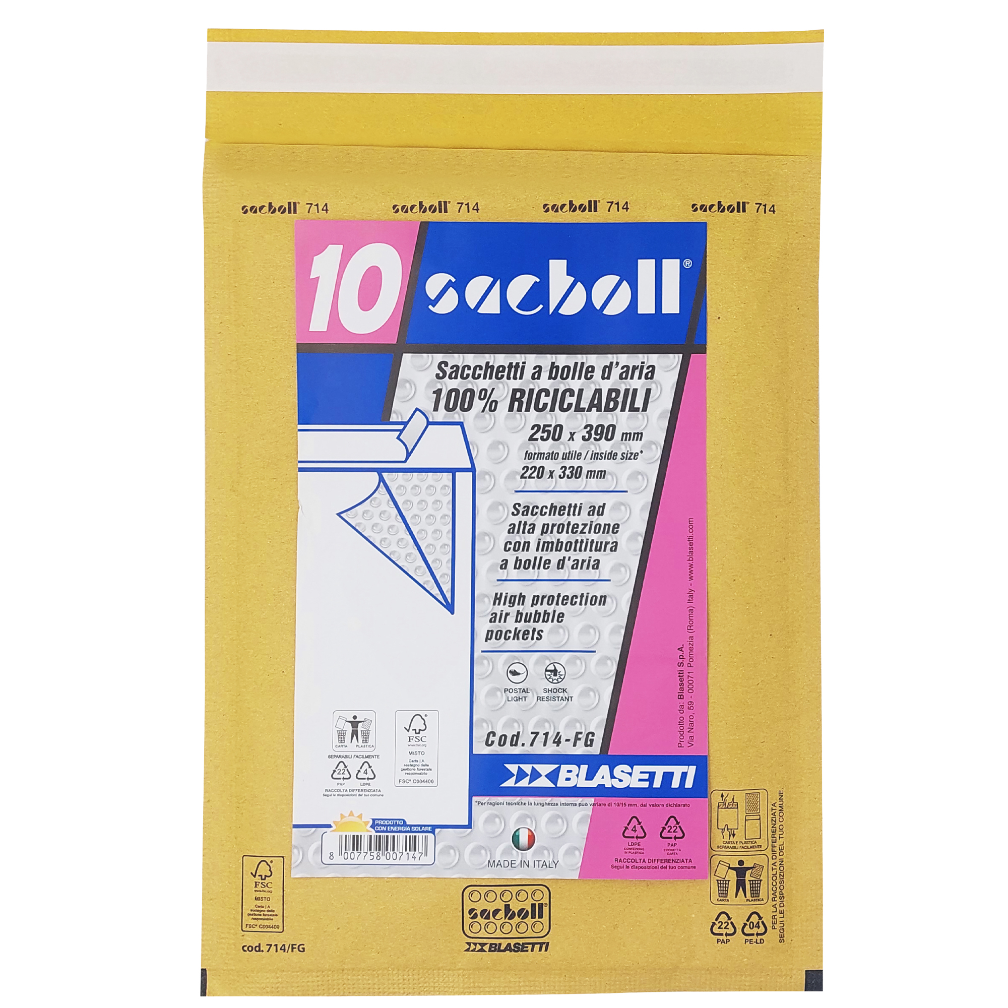 CF10 SACBOLL F/G 25X39/23X33 CM